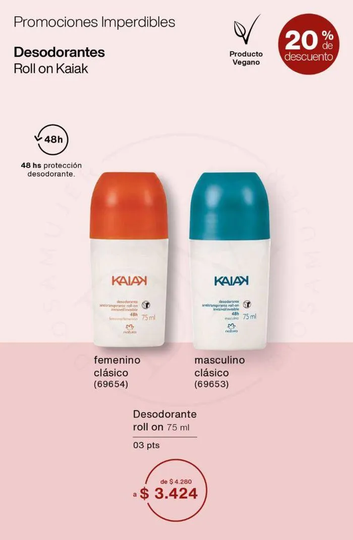 Ofertas de Catálogo Natura  3 de septiembre al 30 de septiembre 2024 - Página 62 del catálogo