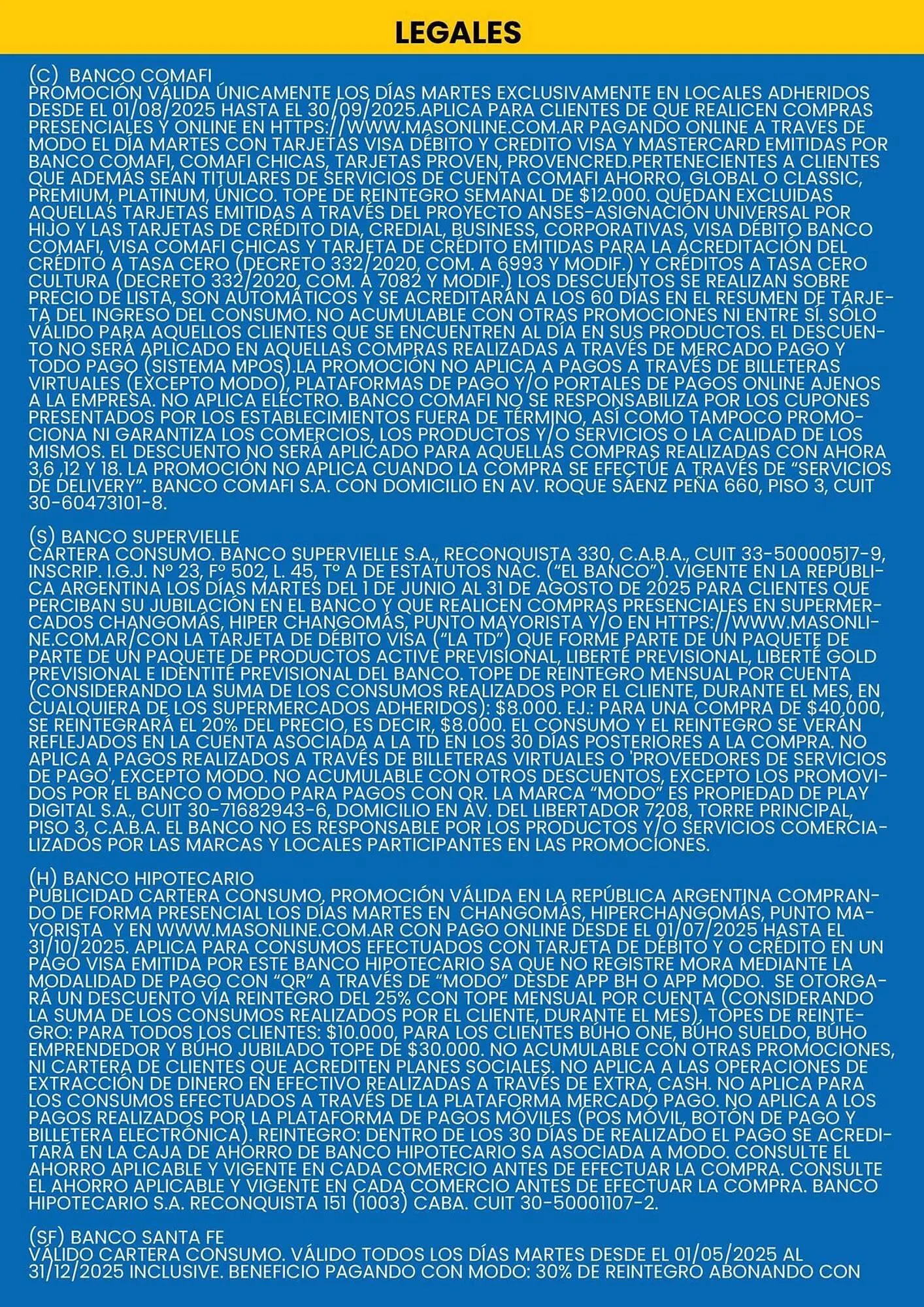 Ofertas de Catálogo Changomas 4 de agosto al 31 de agosto 2025 - Página 7 del catálogo