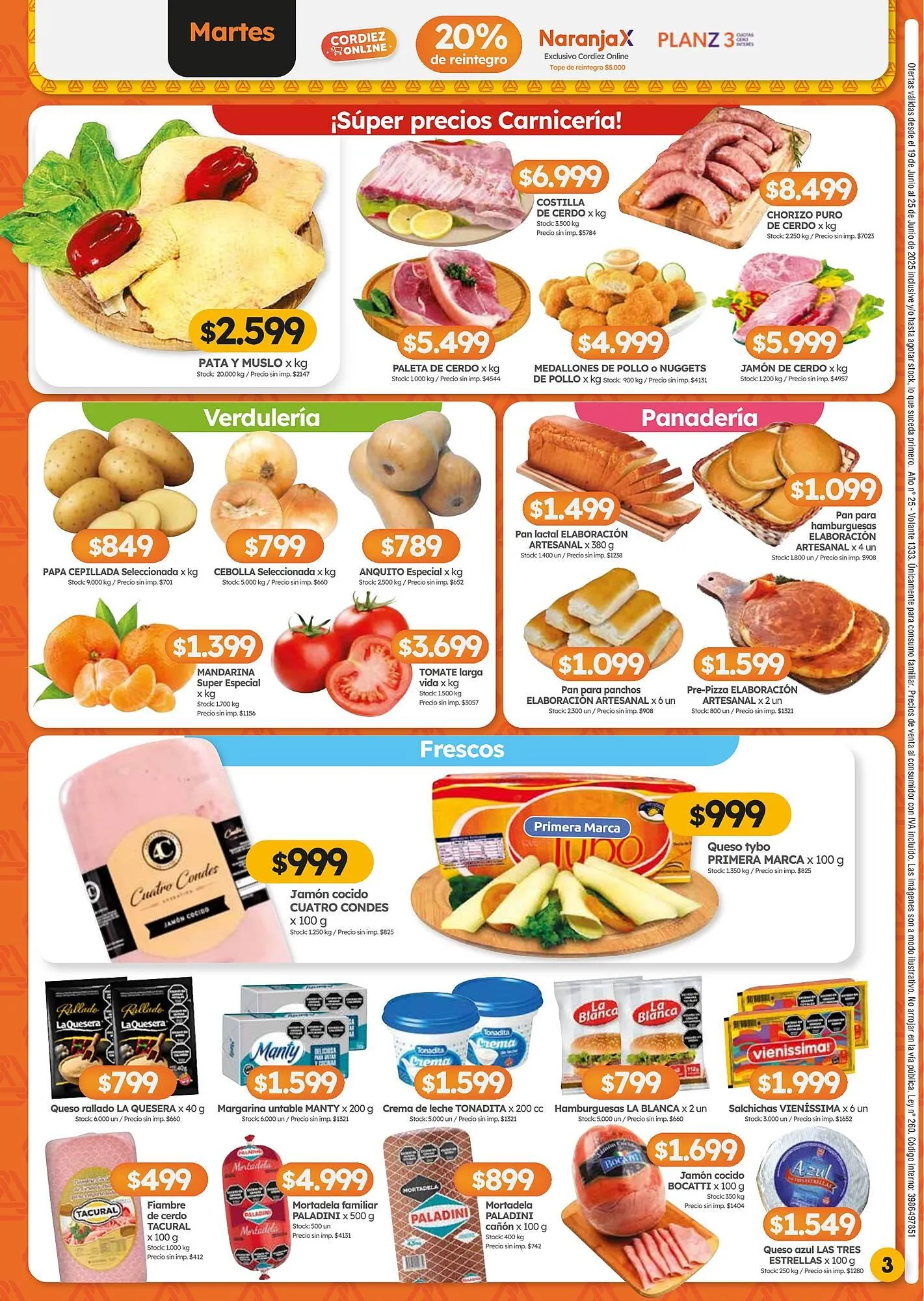 Ofertas de Catálogo Cordiez 19 de junio al 25 de junio 2025 - Página 3 del catálogo