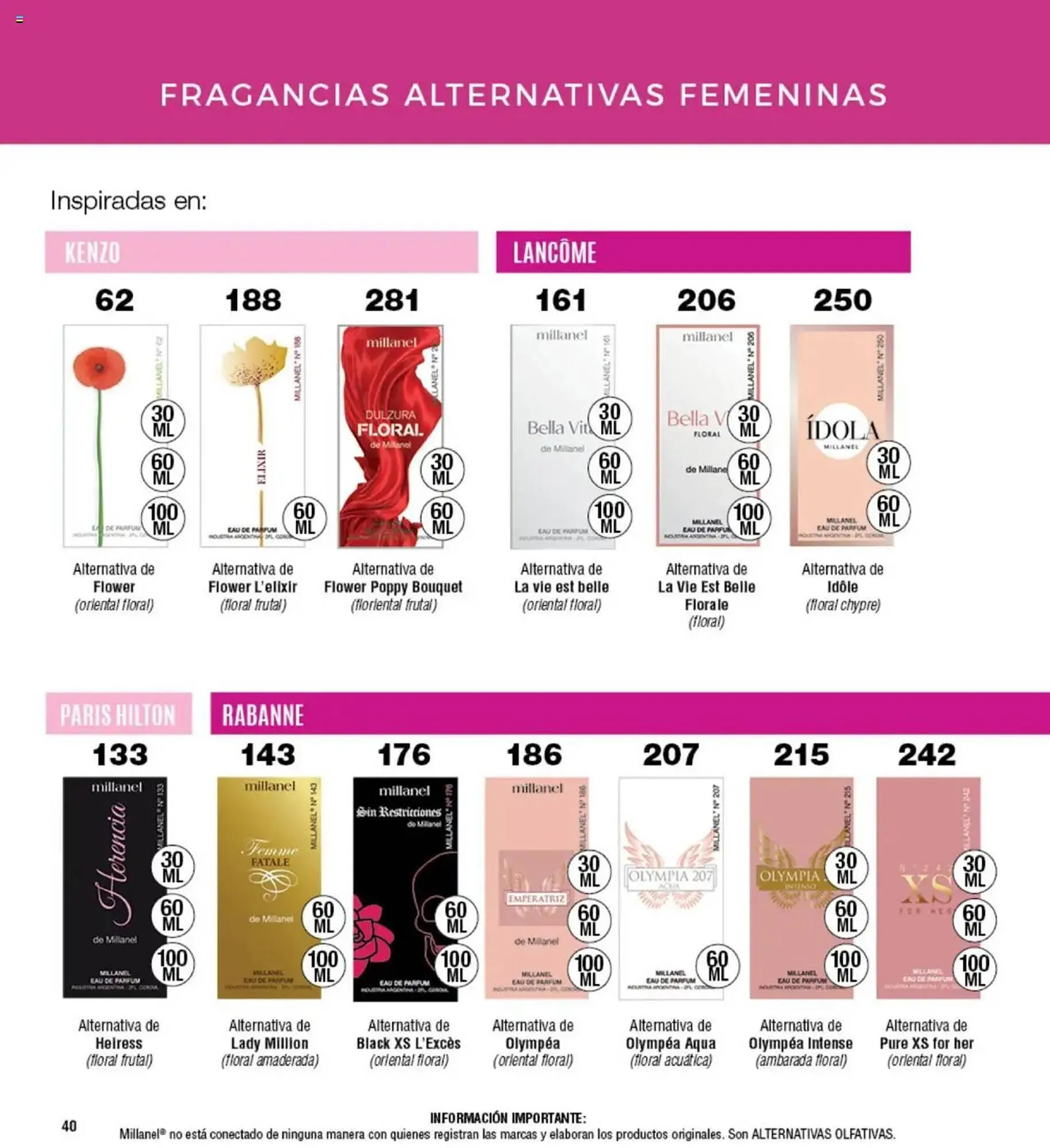 Ofertas de Catálogo Millanel Cosmética 28 de abril al 25 de mayo 2025 - Página 40 del catálogo