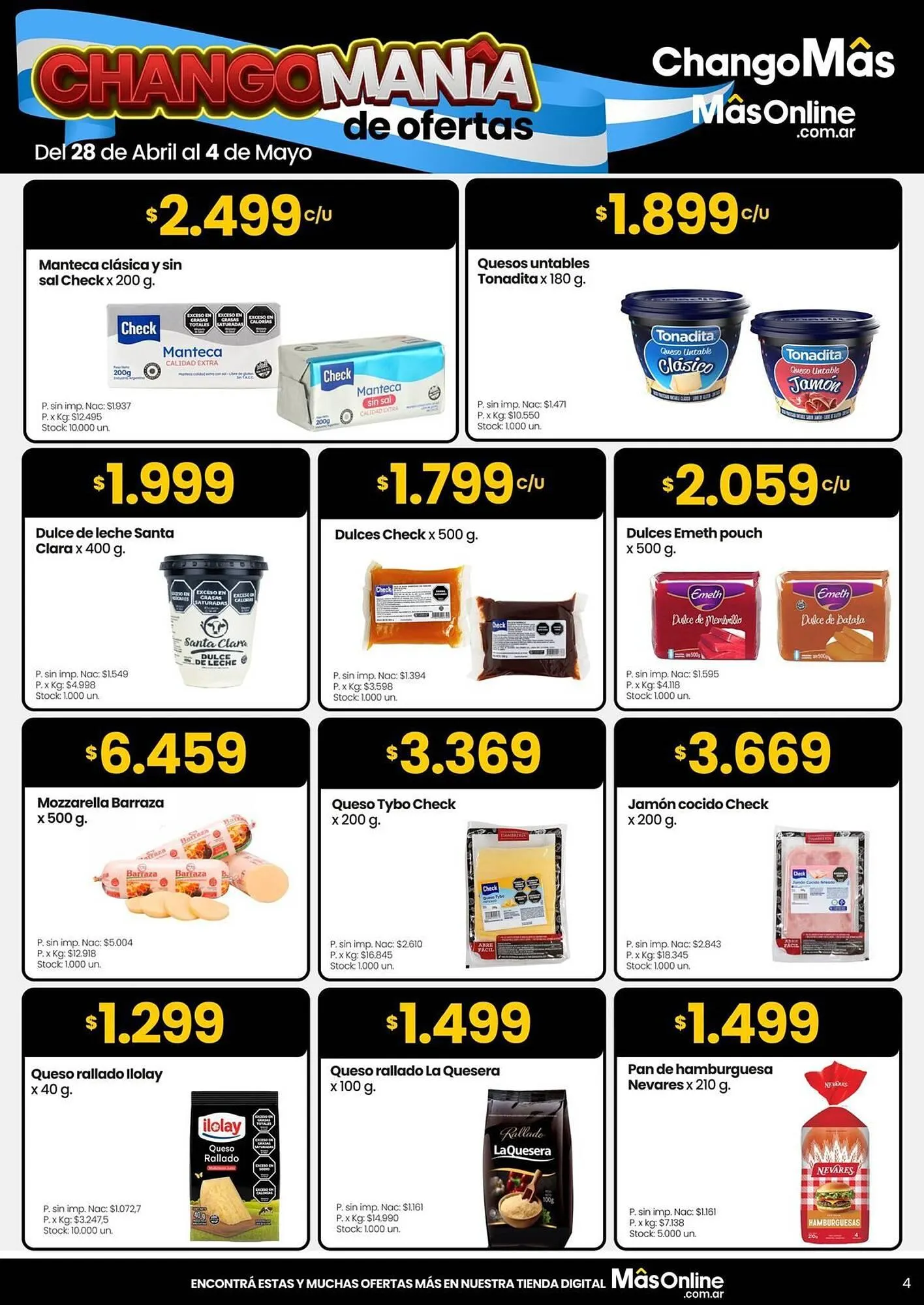 Ofertas de Catálogo Changomas 28 de abril al 4 de mayo 2026 - Página 4 del catálogo