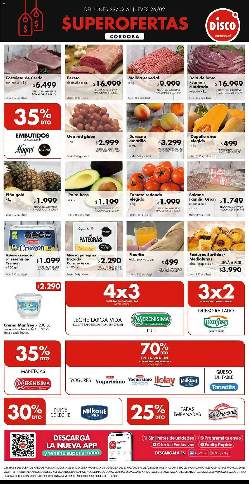 Ofertas de Folleto Disco 23 de febrero al 26 de febrero 2026 - Página 1 del catálogo