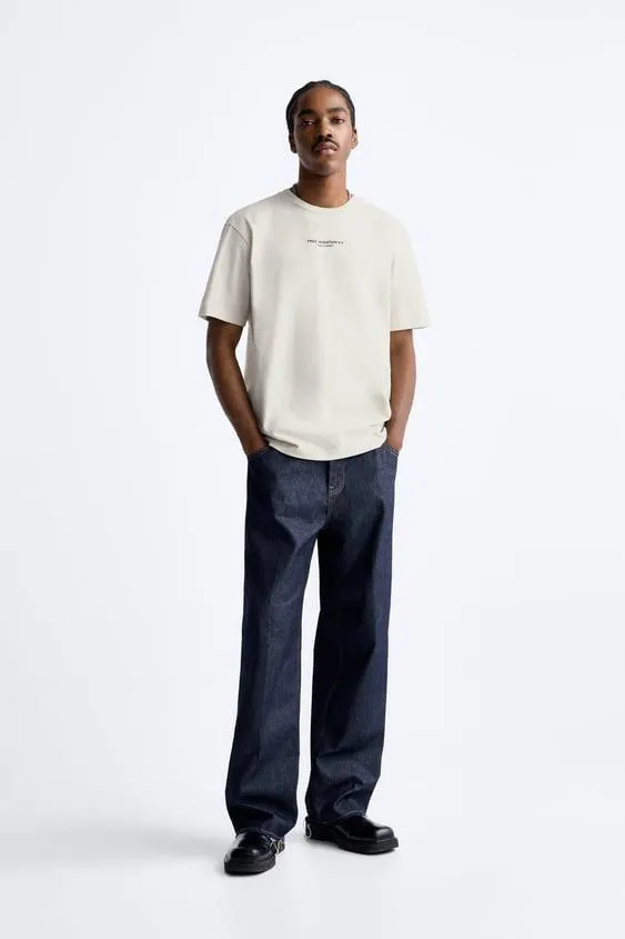 CAMISETA TEXTO ESTAMPADO