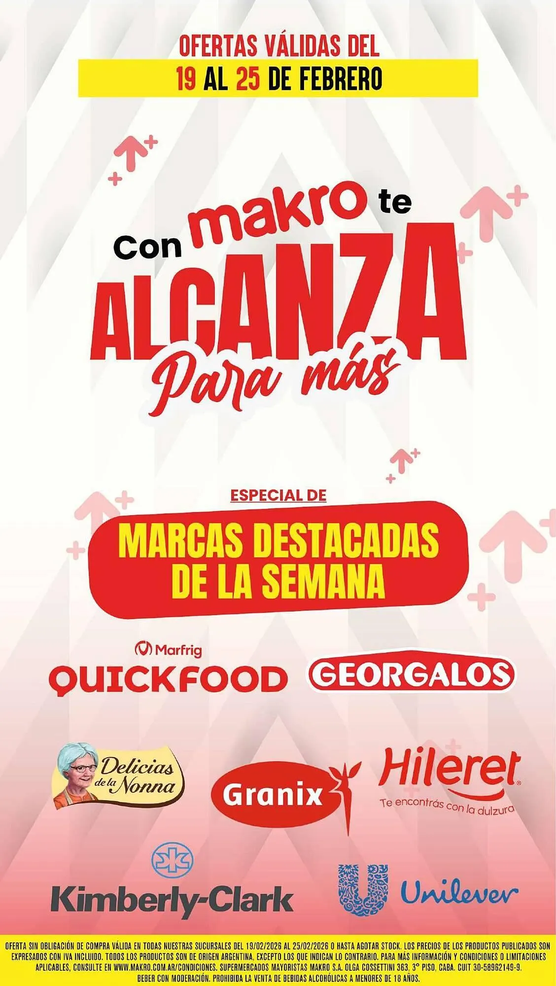 Ofertas de Catálogo Makro 19 de febrero al 25 de febrero 2026 - Página 1 del catálogo