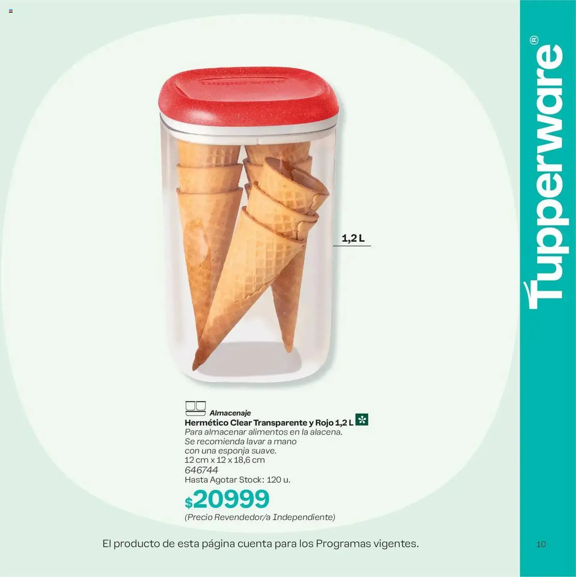Ofertas de Folleto Tupperware 15 de septiembre al 22 de septiembre 2025 - Página 10 del catálogo