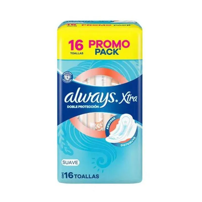 Toalla Femeninas Xtra Suave Always 16 Un