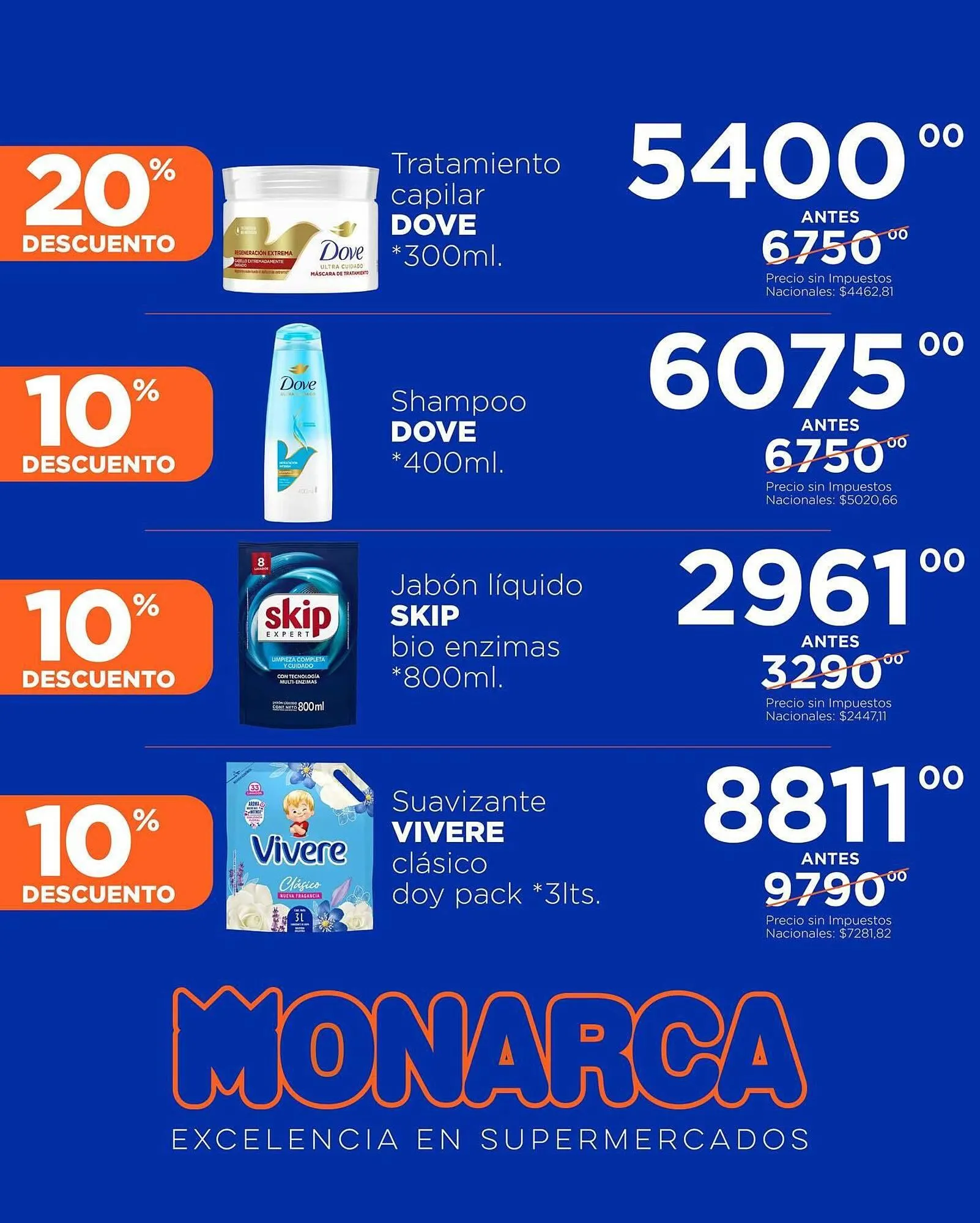 Ofertas de Catálogo Supermercados Monarca 2 de septiembre al 30 de septiembre 2025 - Página 4 del catálogo