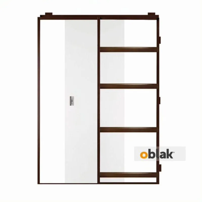 Puerta Oblak Corrediza De Embutir Prac Bco Mch Yeso 200X60Cm