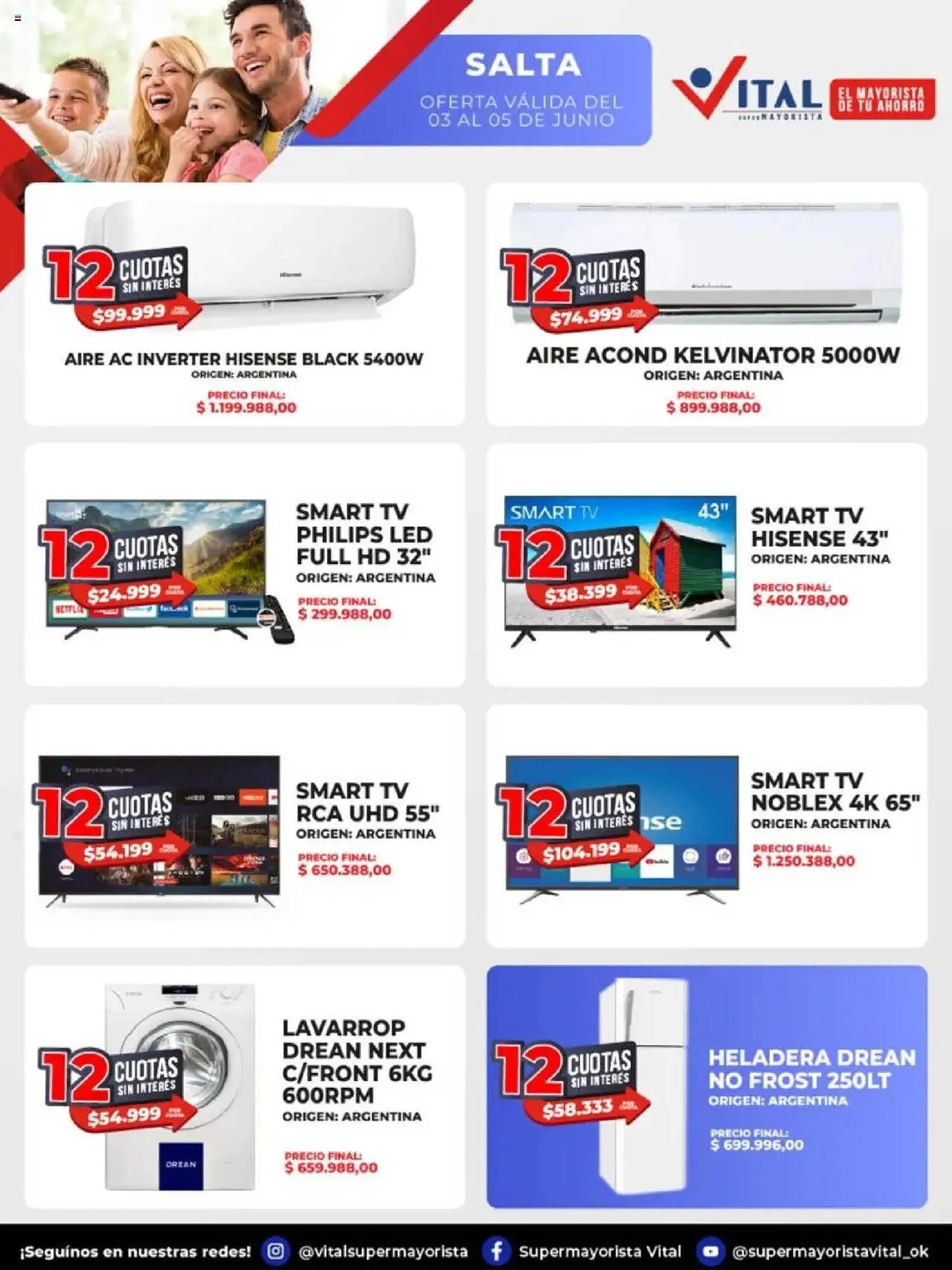 Ofertas de Catálogo Supermayorista Vital 4 de junio al 5 de junio 2025 - Página 1 del catálogo