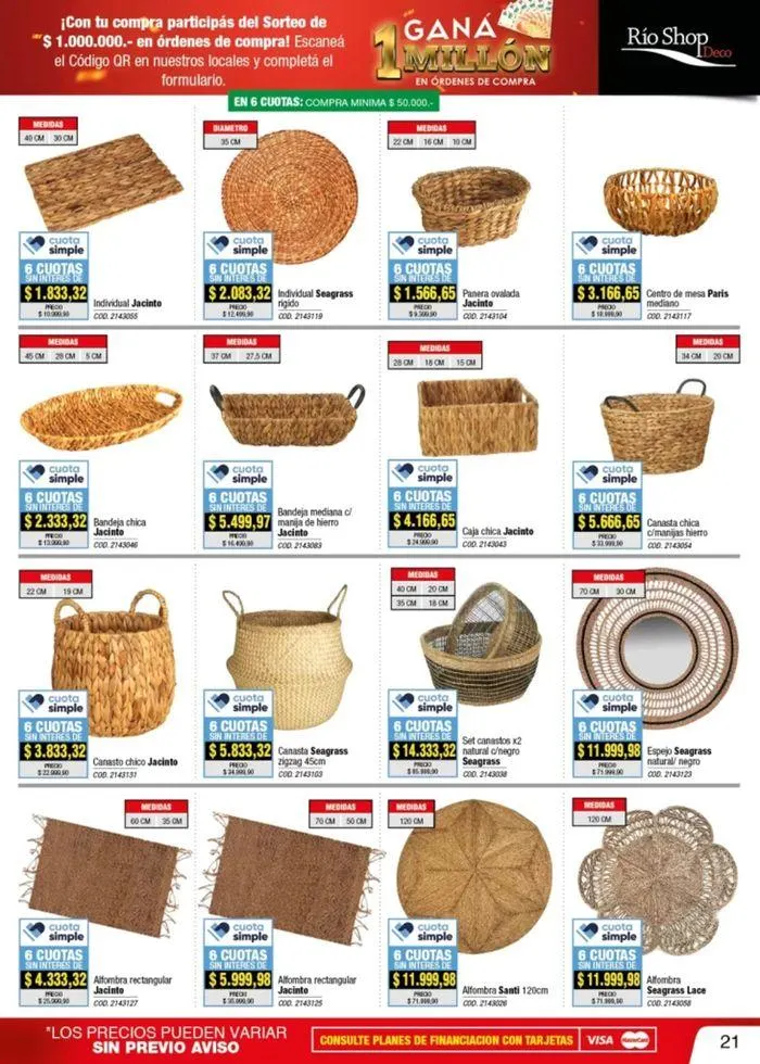 Ofertas de Ofertas Rio Shop Deco 20 de agosto al 3 de septiembre 2024 - Página 13 del catálogo