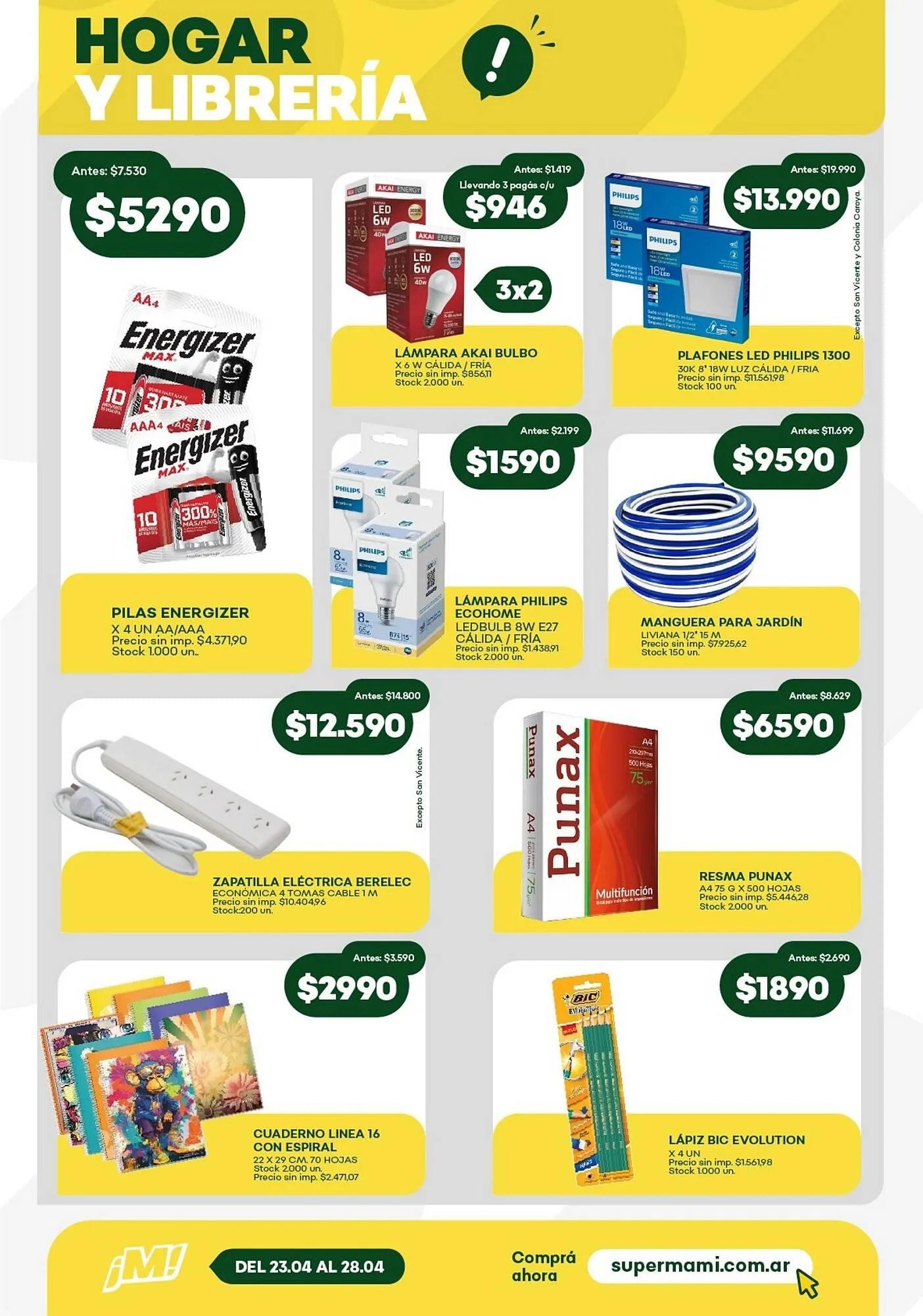 Ofertas de Catálogo Super MAMI 22 de abril al 28 de abril 2026 - Página 9 del catálogo