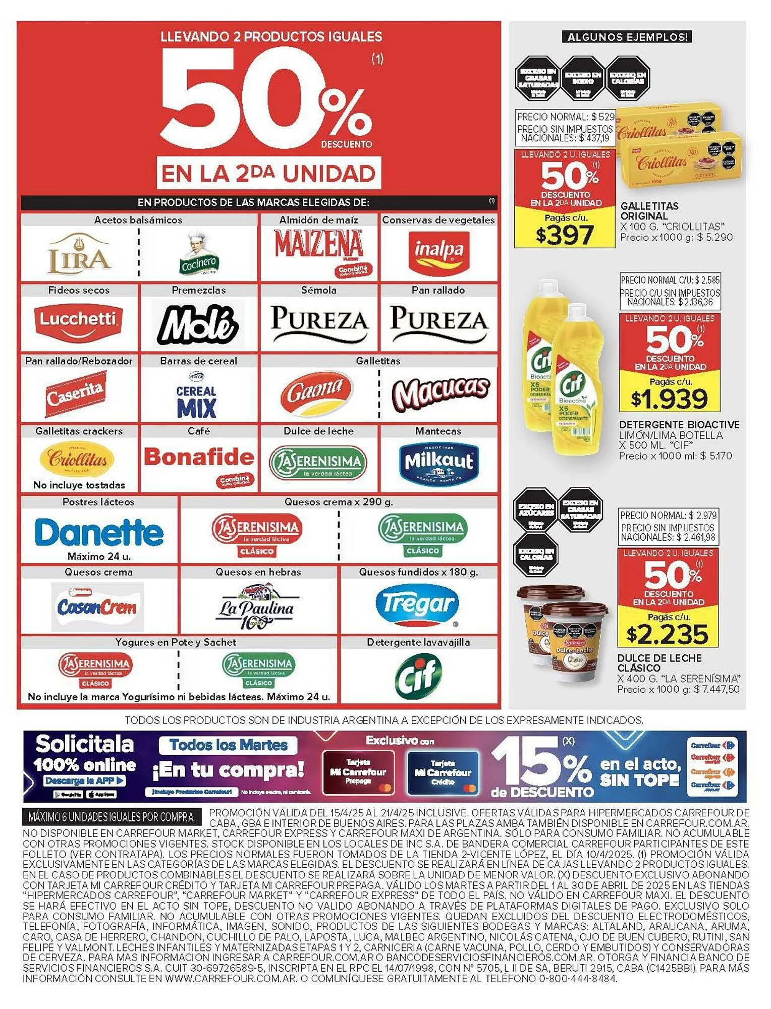 Ofertas de Catálogo Carrefour 14 de abril al 21 de abril 2025 - Página 3 del catálogo