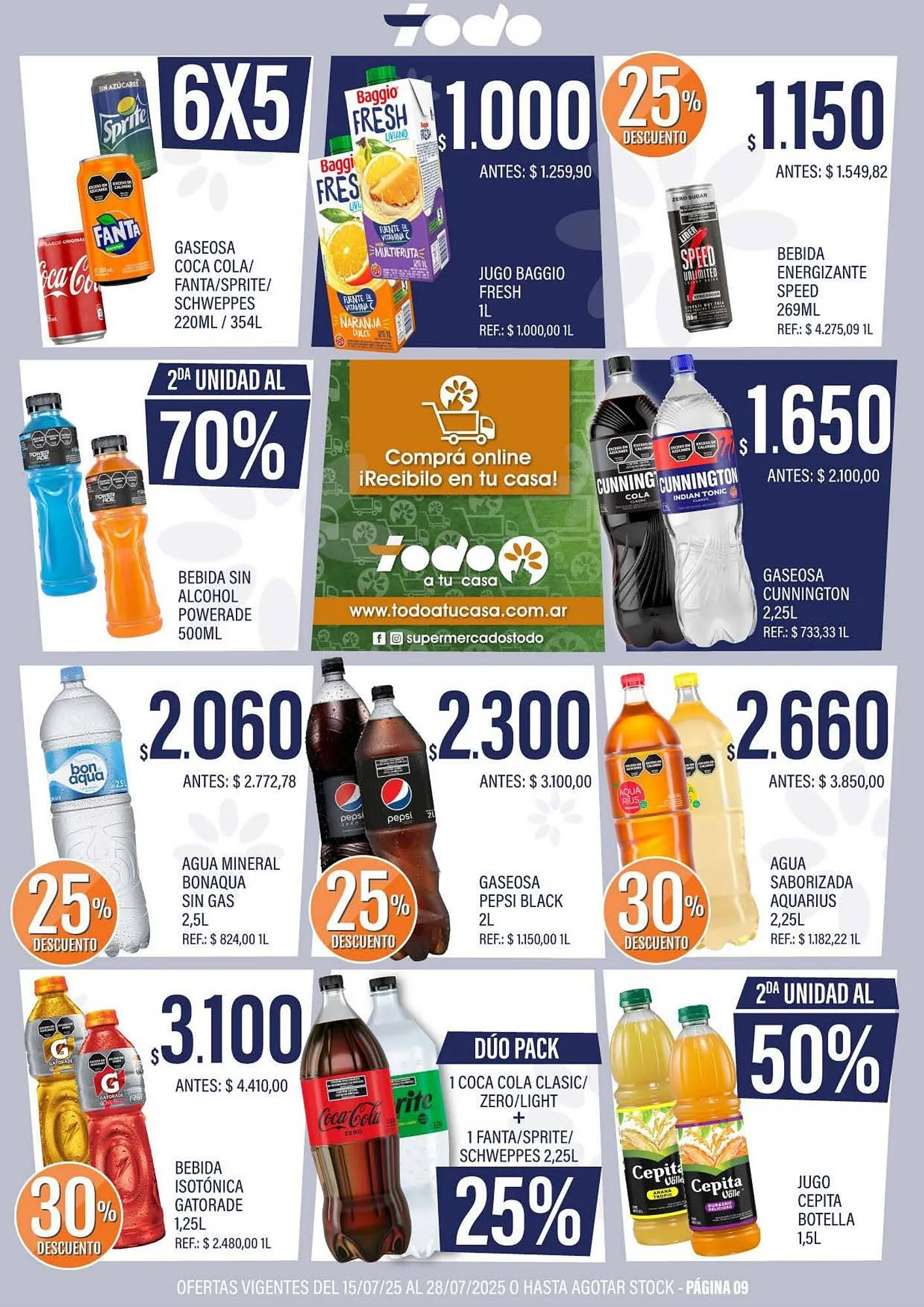 Ofertas de Catálogo Supermercados Todo 15 de julio al 28 de julio 2025 - Página 9 del catálogo