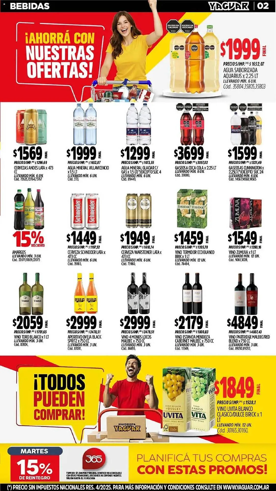 Ofertas de Catálogo Supermercados Yaguar 2 de marzo al 8 de marzo 2026 - Página 2 del catálogo