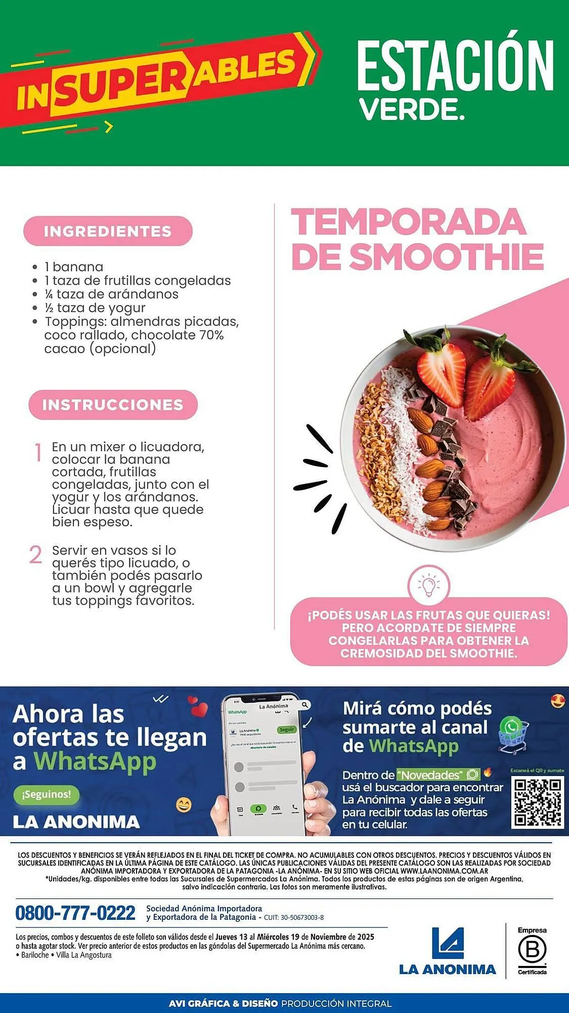 Ofertas de Catálogo La Anonima 13 de noviembre al 19 de noviembre 2025 - Página 7 del catálogo