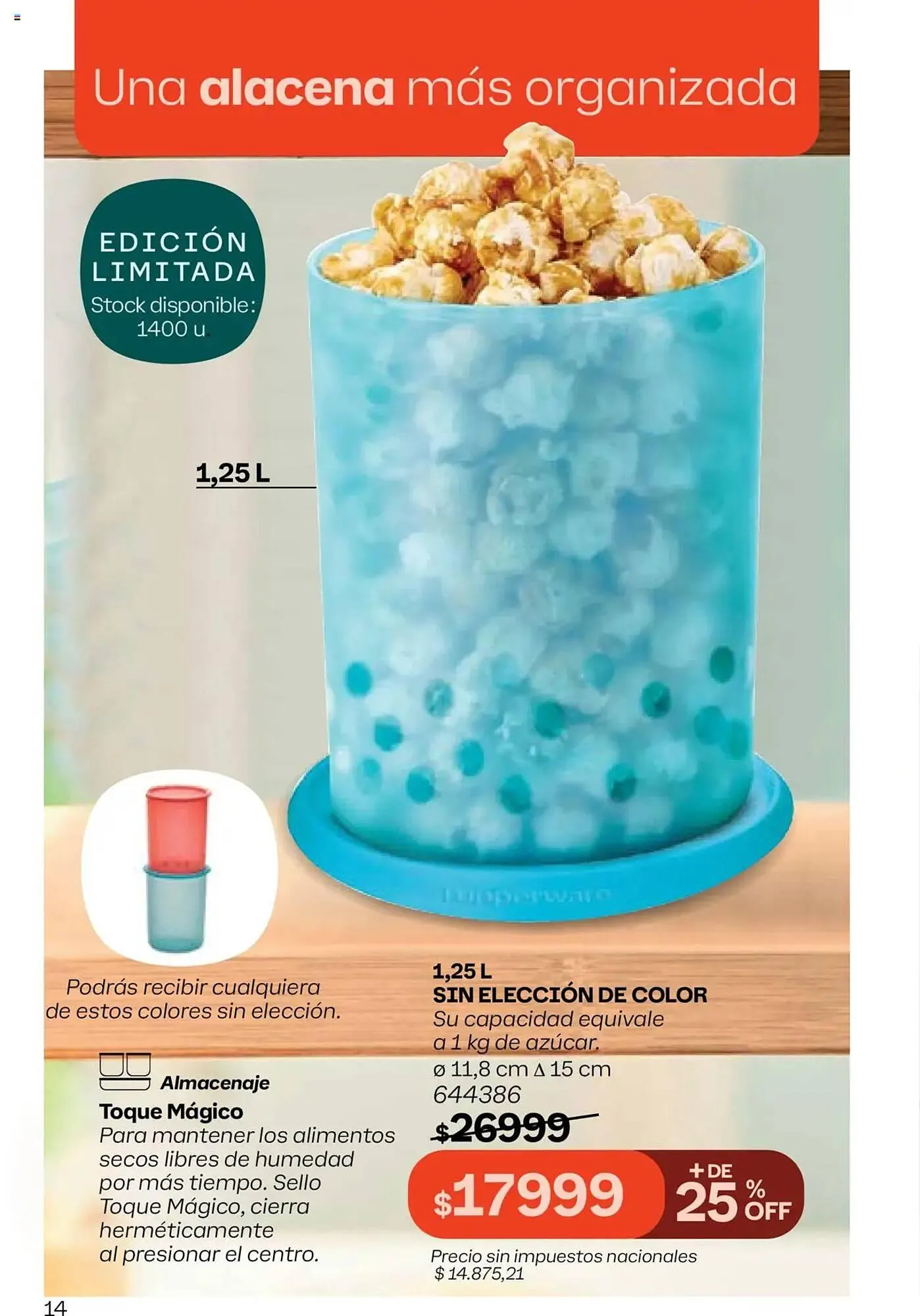 Ofertas de Catálogo Tupperware 29 de mayo al 12 de junio 2025 - Página 15 del catálogo