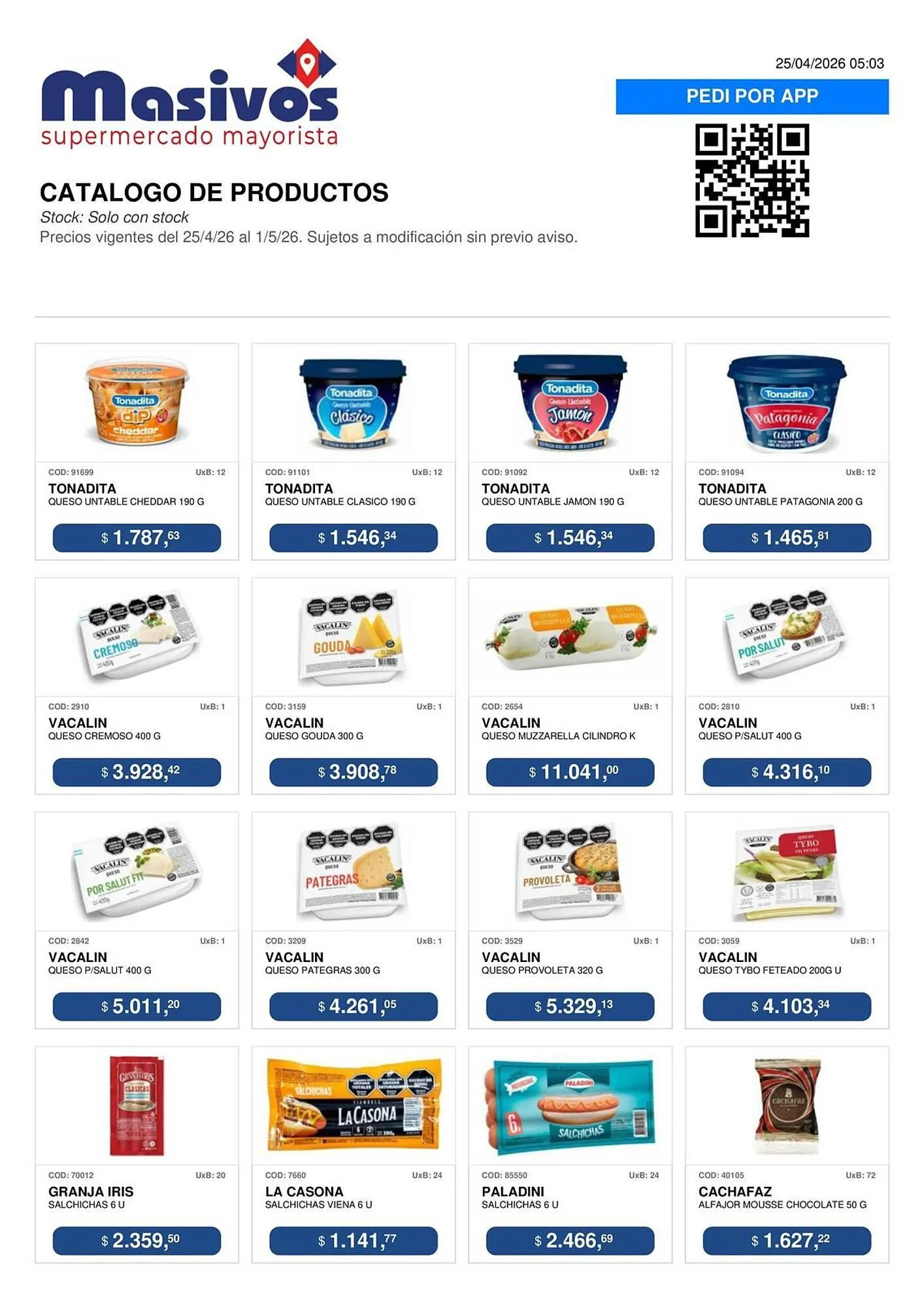 Ofertas de Catálogo Masivos 25 de abril al 1 de mayo 2026 - Página 148 del catálogo