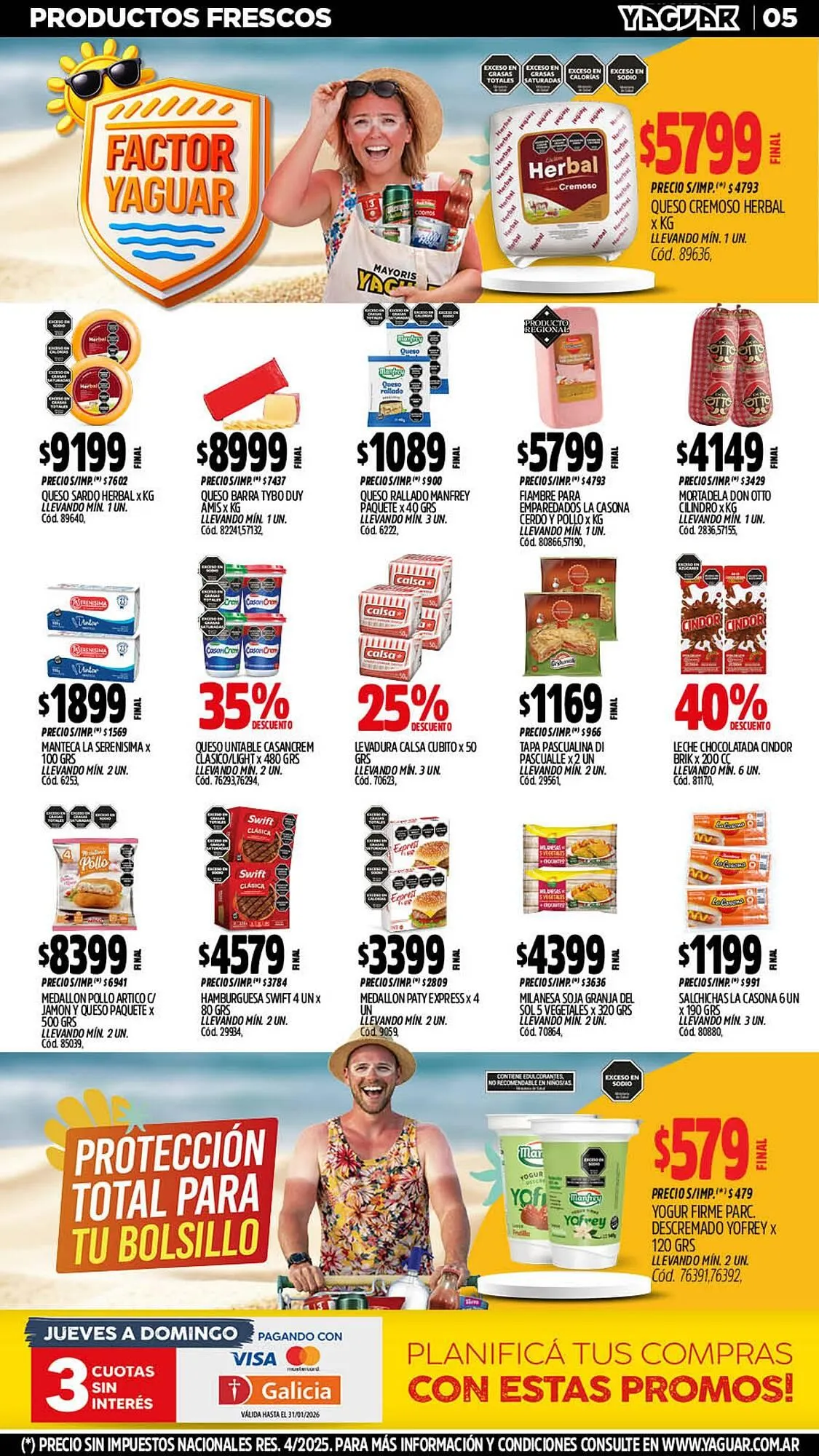 Ofertas de Catálogo Supermercados Yaguar 26 de enero al 1 de febrero 2026 - Página 5 del catálogo