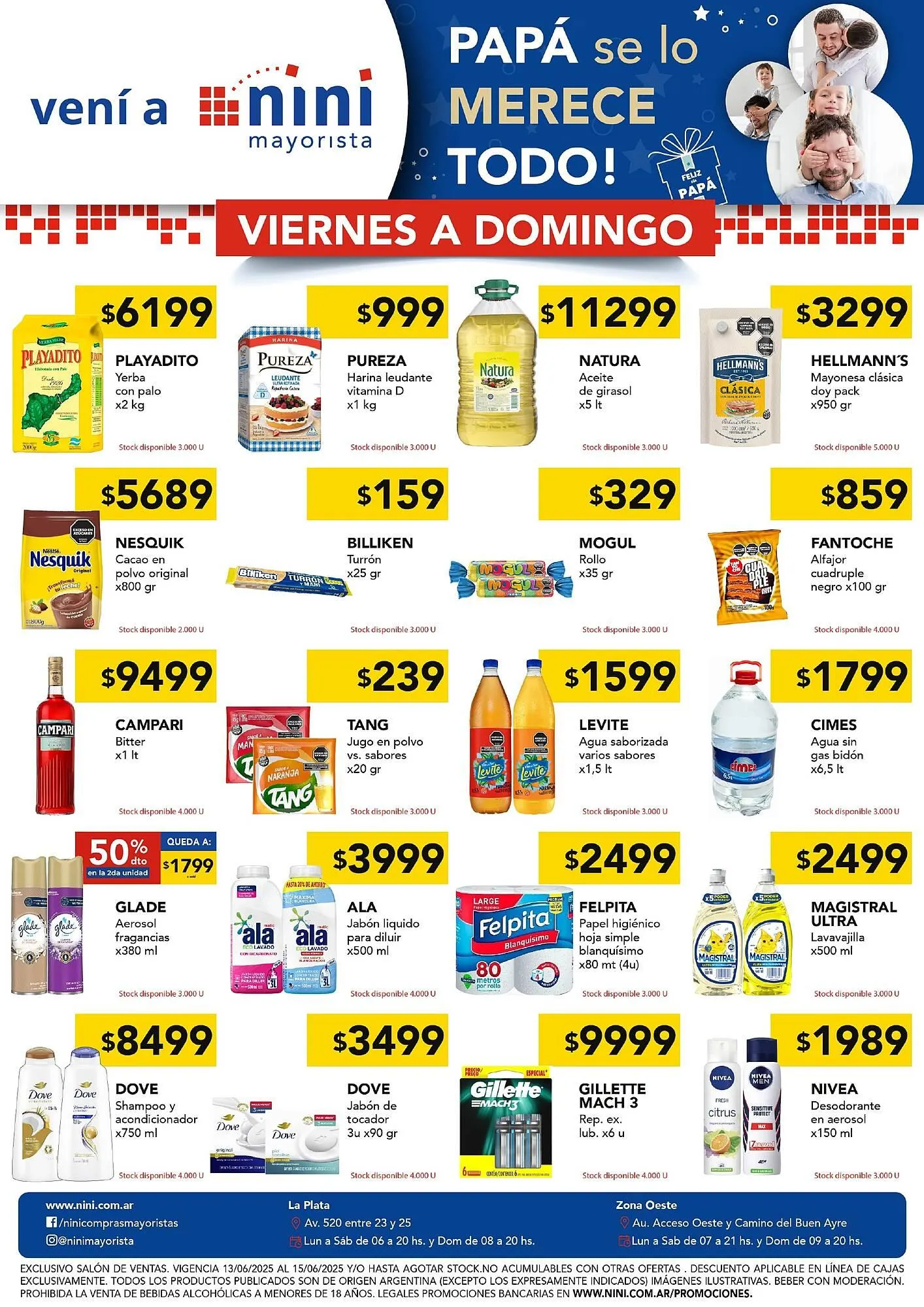 Ofertas de Catálogo Nini Mayorista 13 de junio al 15 de junio 2025 - Página 1 del catálogo