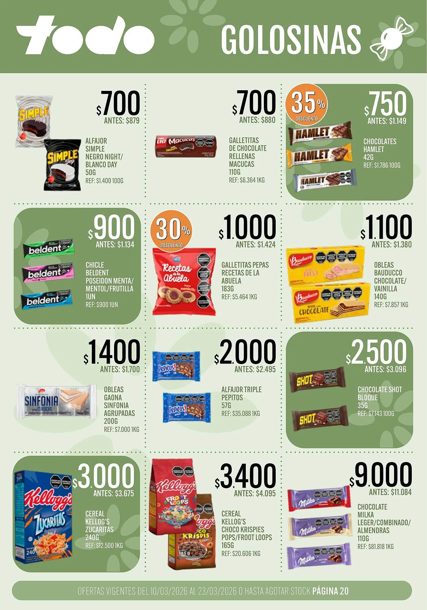Ofertas de Catálogo Supermercados Todo 10 de marzo al 23 de marzo 2026 - Página 20 del catálogo
