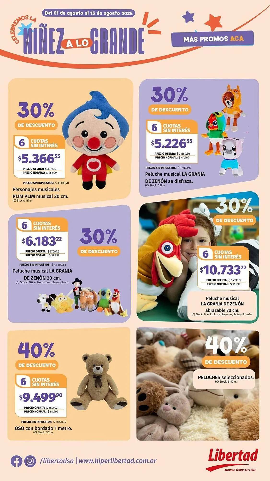 Ofertas de Catálogo Hipermercado Libertad 1 de agosto al 13 de agosto 2025 - Página 6 del catálogo