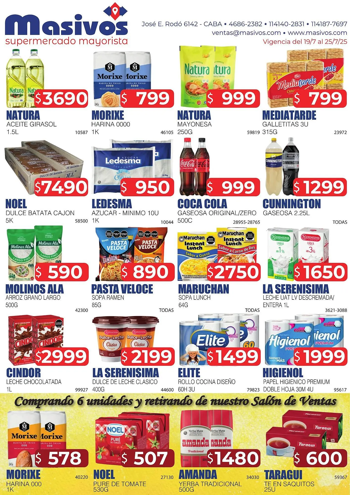 Ofertas de Catálogo Masivos 19 de julio al 25 de julio 2025 - Página 1 del catálogo