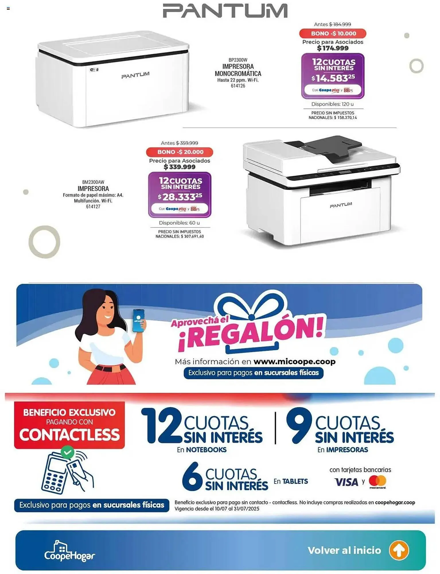 Ofertas de Catálogo Cooperativa Obrera 14 de julio al 28 de julio 2025 - Página 22 del catálogo