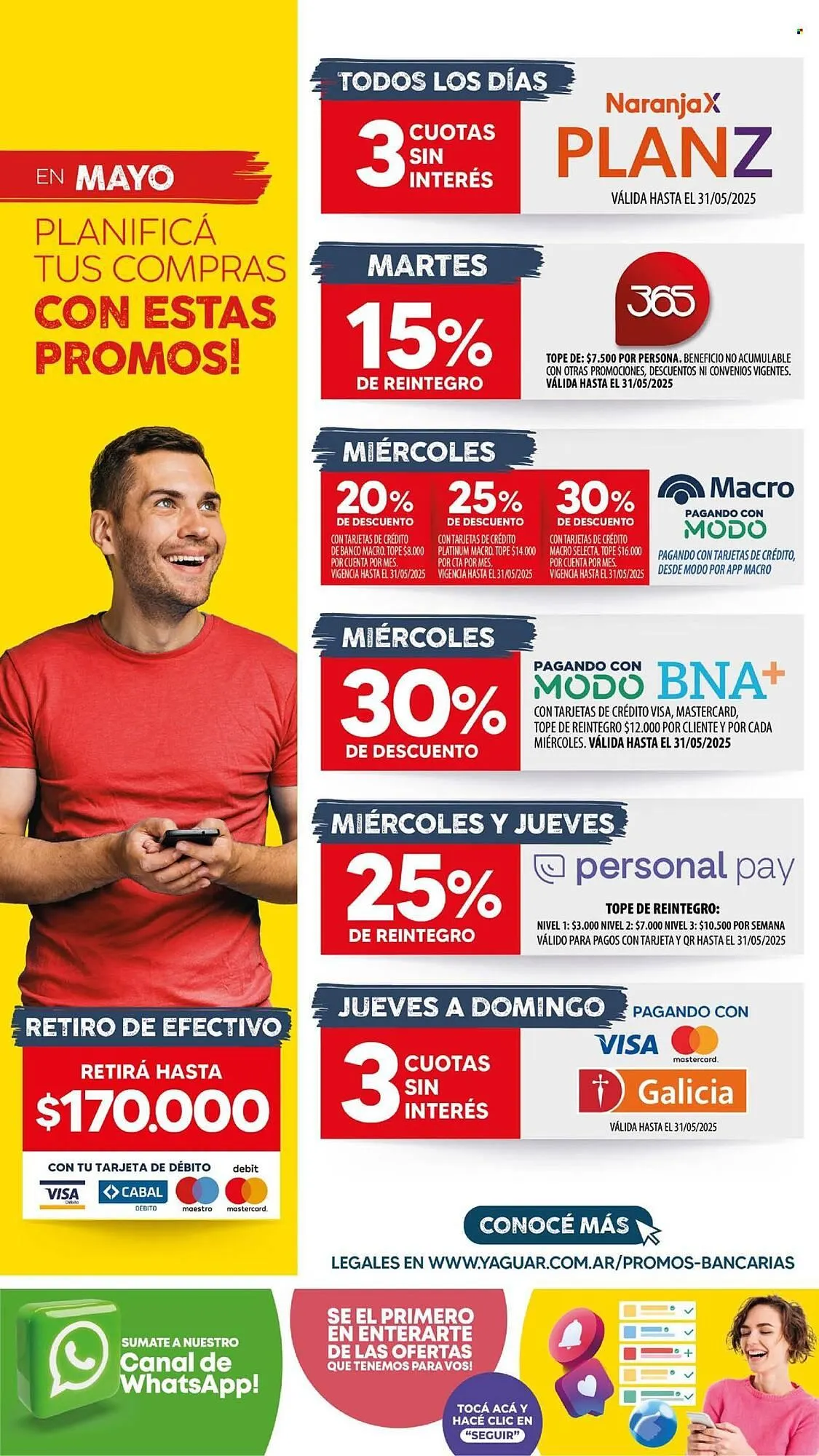 Ofertas de Catálogo Supermercados Yaguar 5 de mayo al 11 de mayo 2025 - Página 13 del catálogo