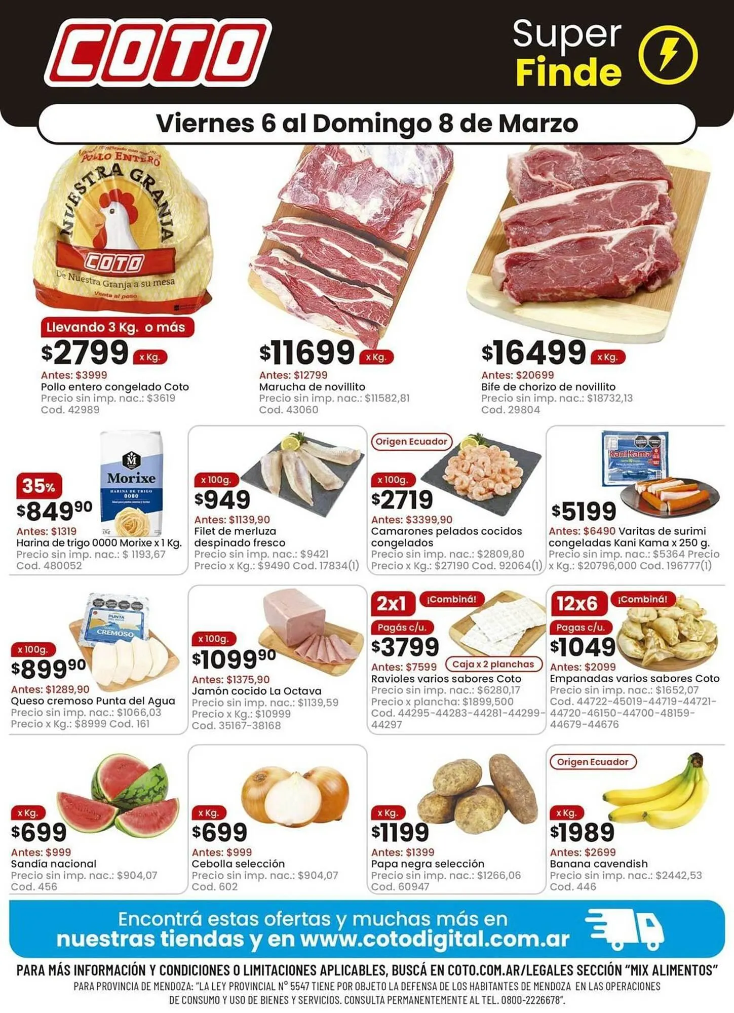 Ofertas de Catálogo Coto 6 de marzo al 8 de marzo 2026 - Página 1 del catálogo
