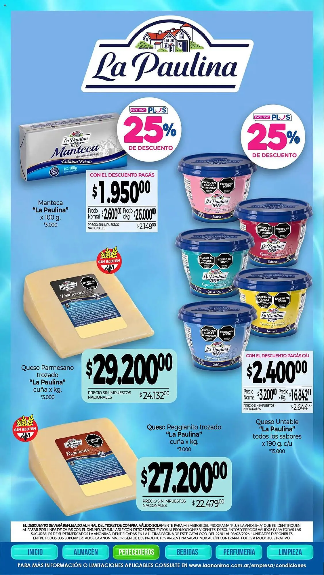 Ofertas de Catálogo La Anonima 29 de enero al 8 de febrero 2026 - Página 19 del catálogo