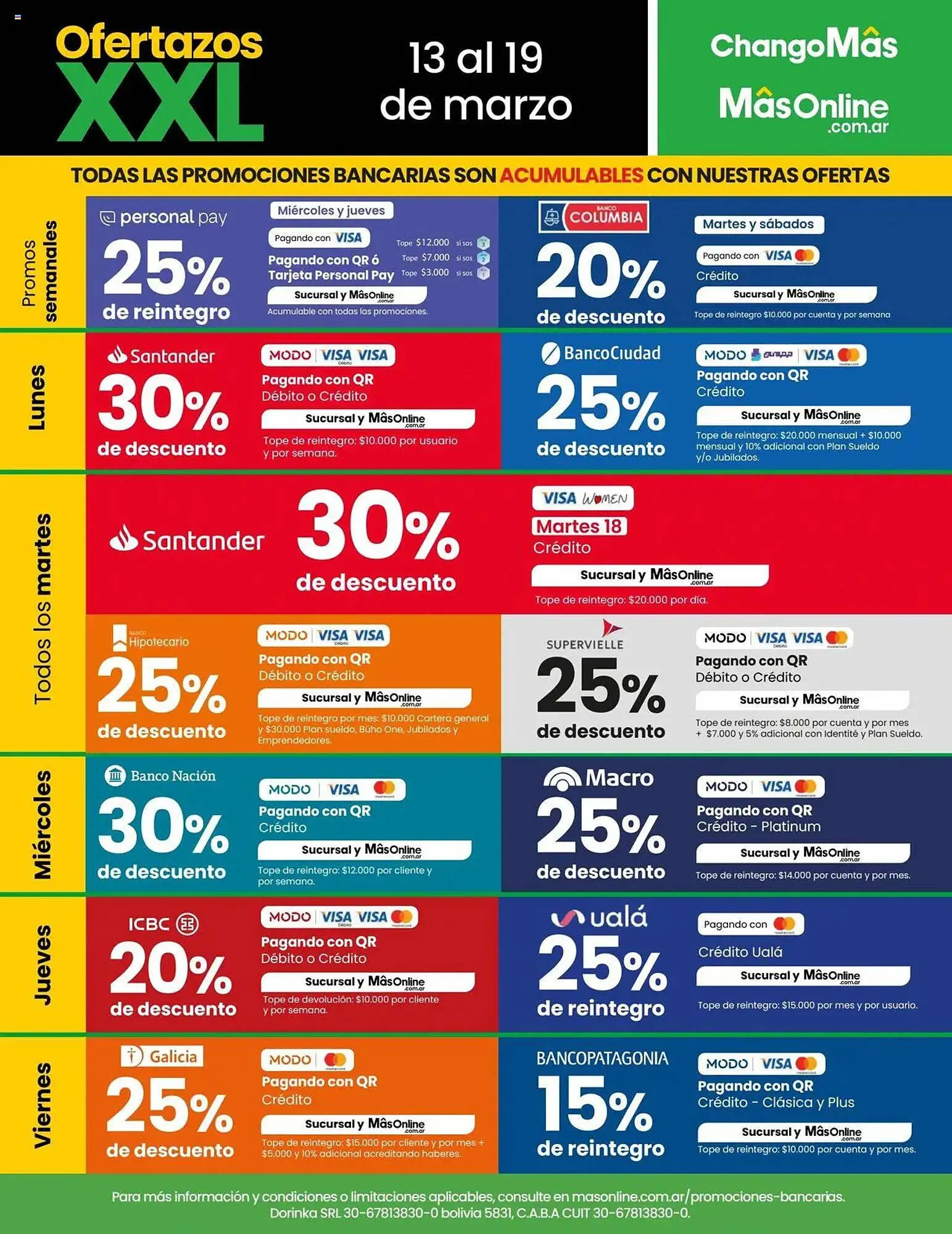 Ofertas de Catálogo Changomas 13 de marzo al 19 de marzo 2025 - Página 20 del catálogo