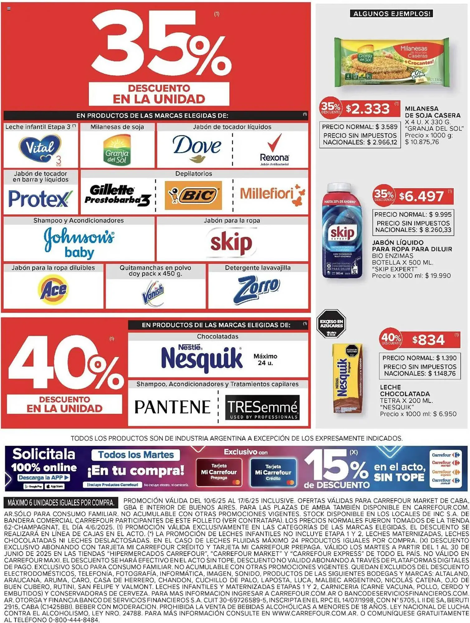 Ofertas de Catálogo Carrefour Market 10 de junio al 18 de junio 2025 - Página 7 del catálogo