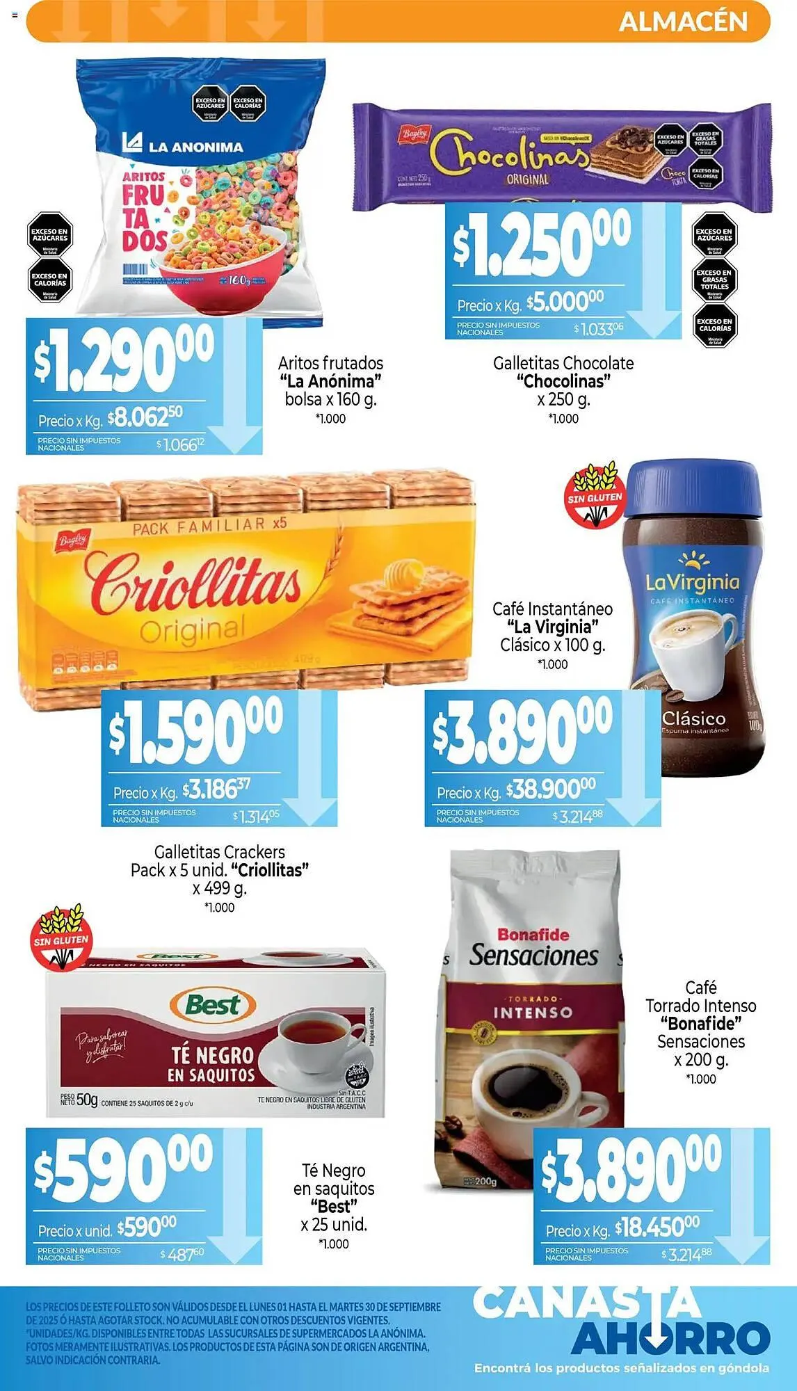 Ofertas de Catálogo La Anonima 1 de septiembre al 30 de septiembre 2025 - Página 6 del catálogo