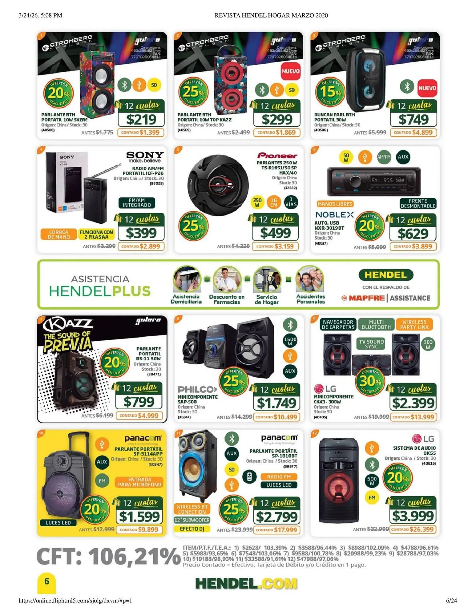 Ofertas de Catálogo Hendel 24 de marzo al 31 de marzo 2026 - Página 6 del catálogo