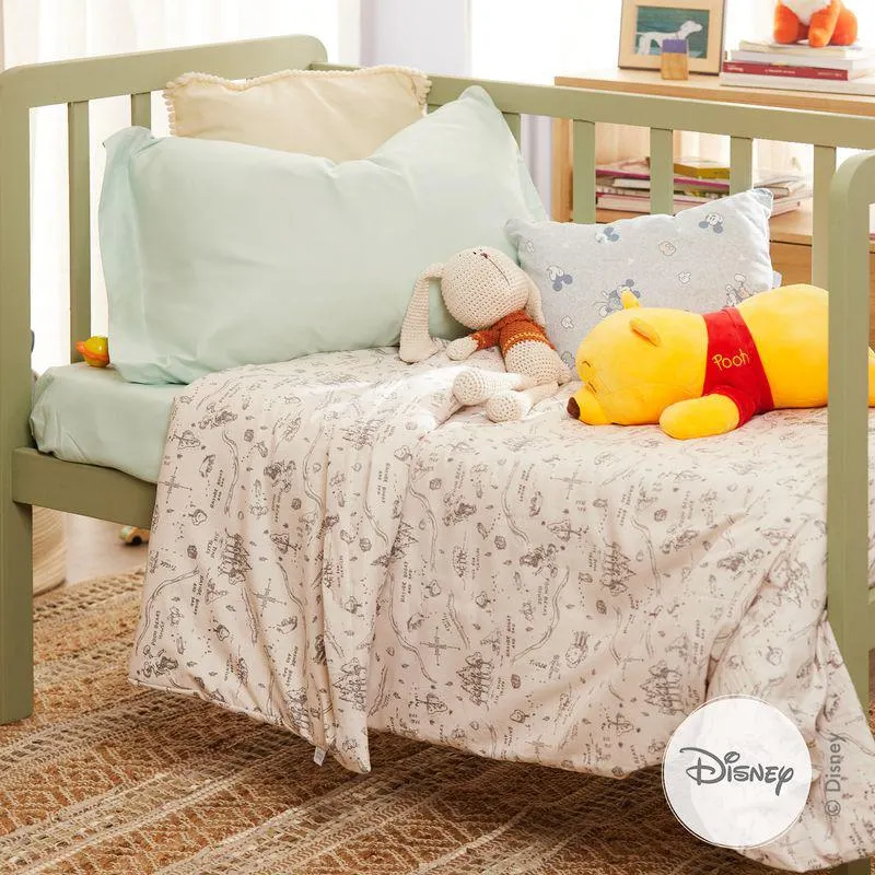 Acolchado Cuna Funcional Naturaleza Winnie Pooh