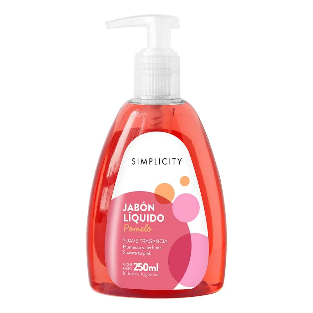 Jabón Líquido Simplicity Pomelo x 250 ml