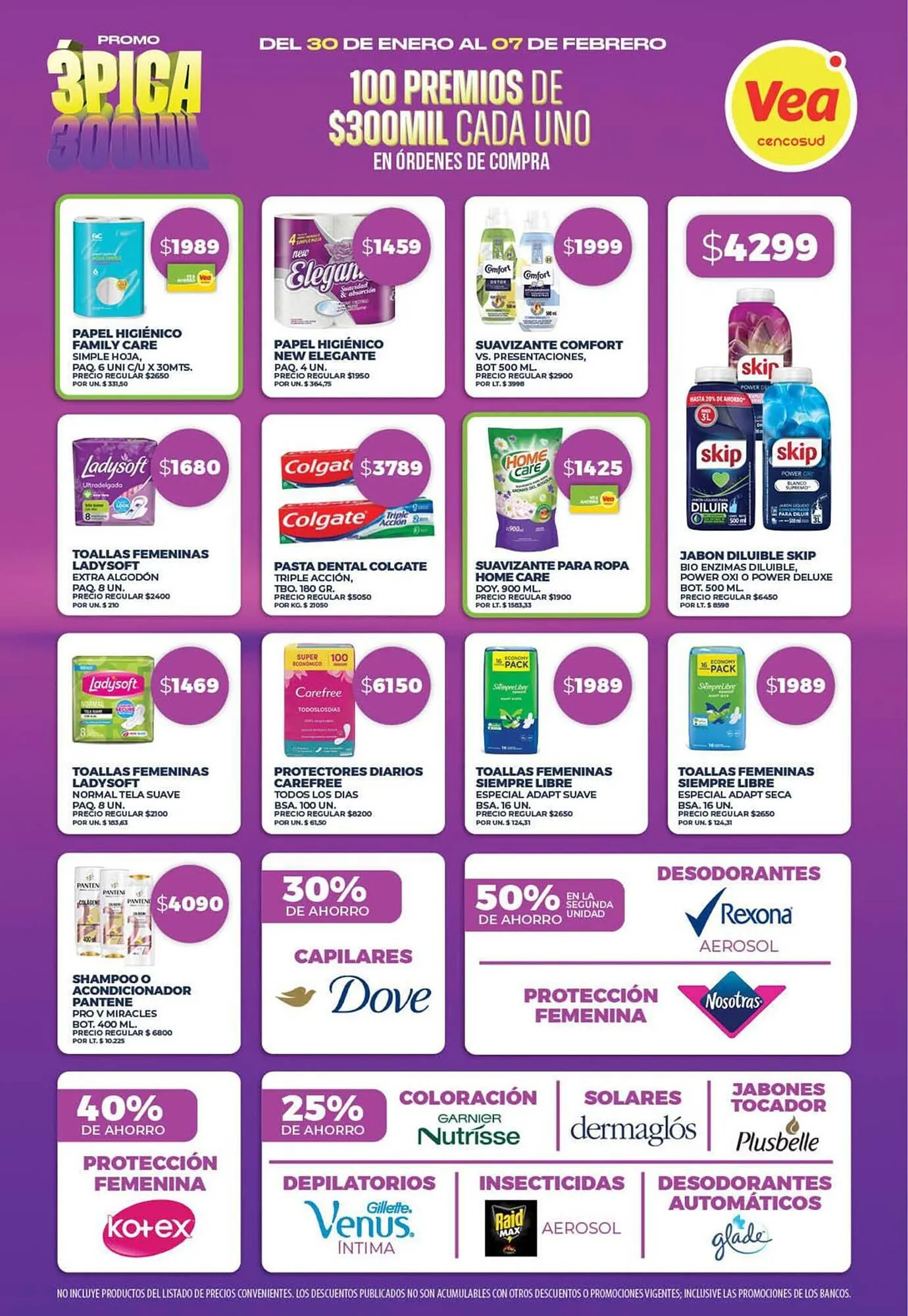 Ofertas de Catálogo Supermercados Vea 31 de enero al 7 de febrero 2024 - Página 1 del catálogo