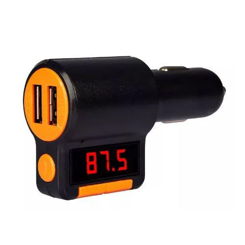 Cargador Para Auto Usb Manos Libres Con Radio Fm Bluetooth