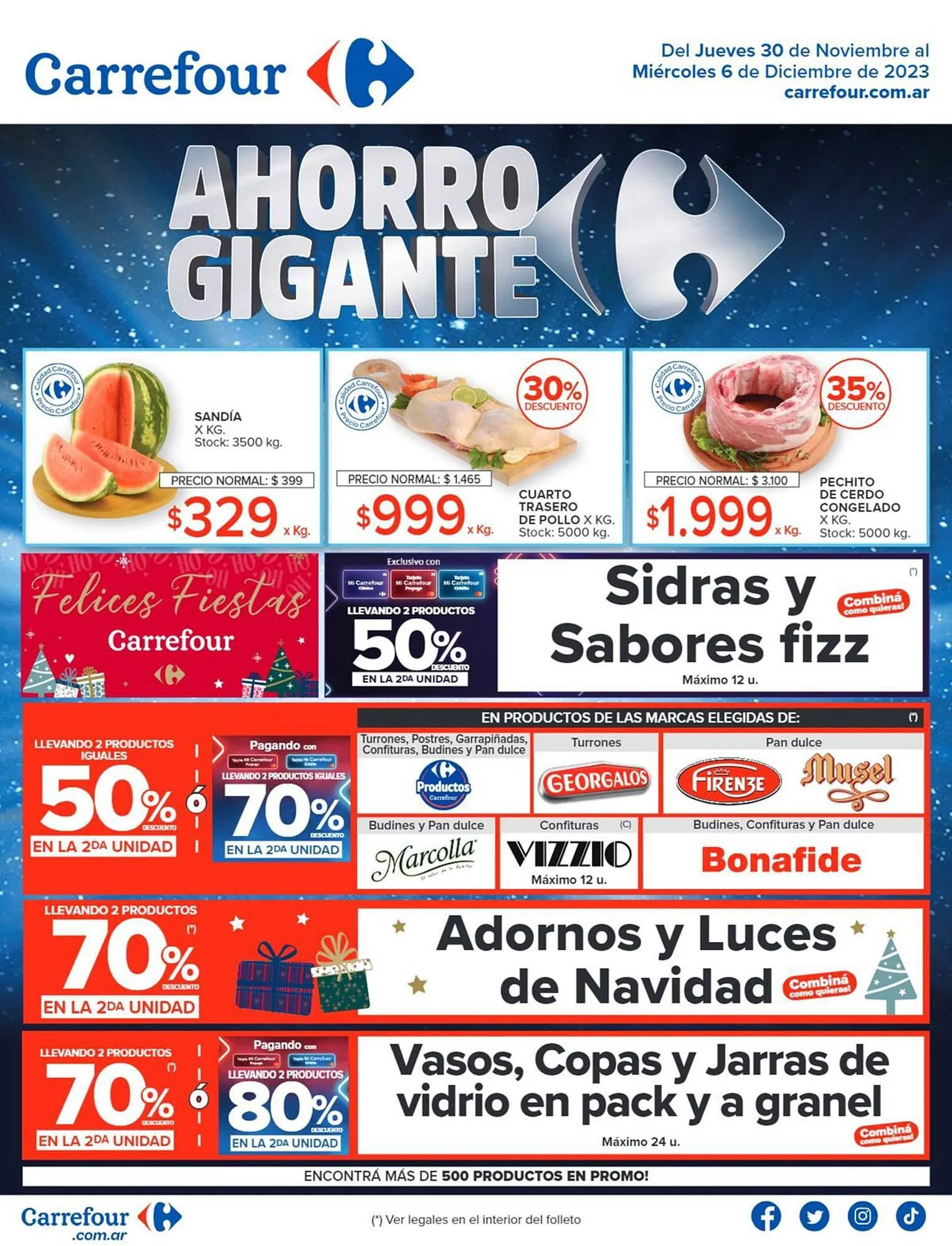 Ofertas de Catálogo Carrefour 1 de diciembre al 6 de diciembre 2023 - Página 1 del catálogo
