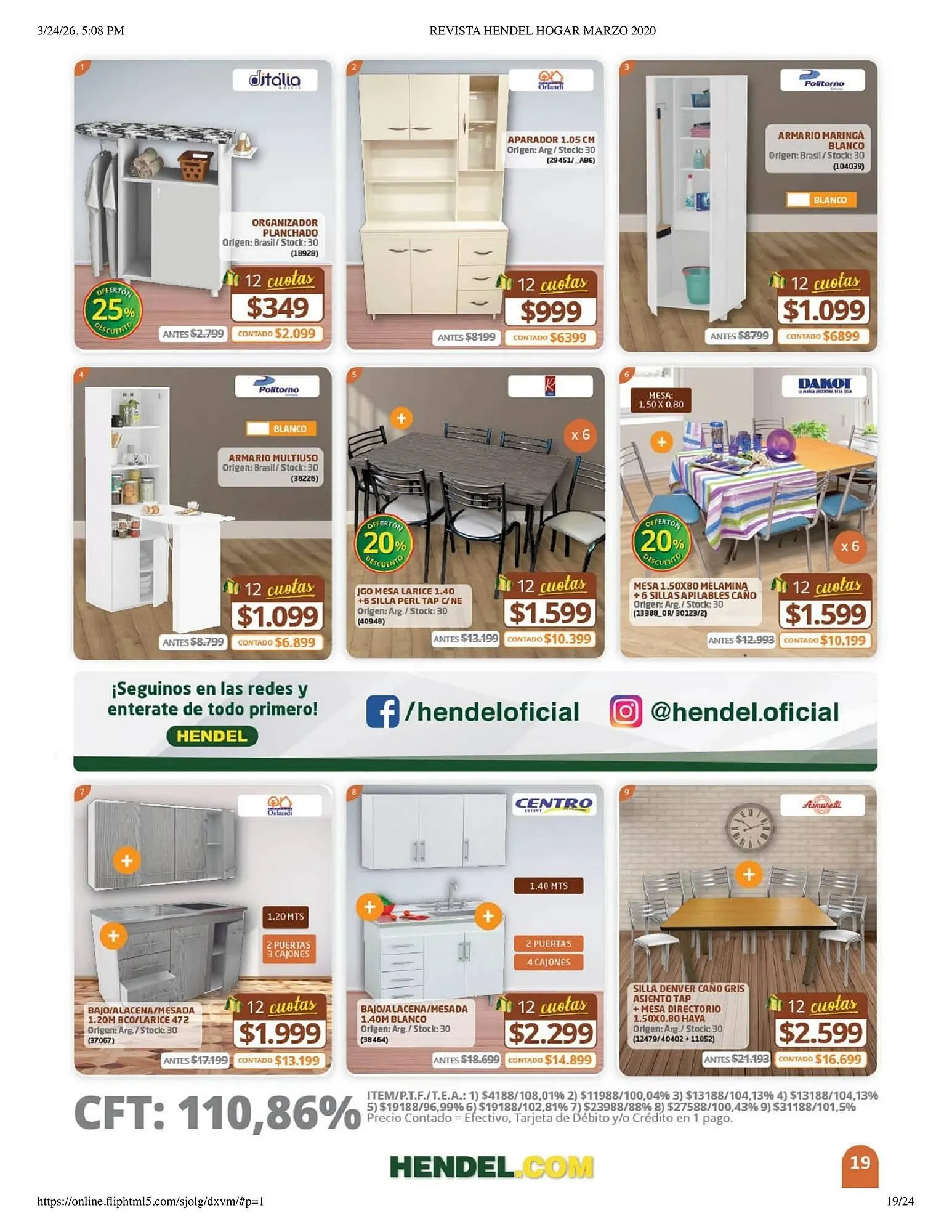 Ofertas de Catálogo Hendel 24 de marzo al 31 de marzo 2026 - Página 19 del catálogo