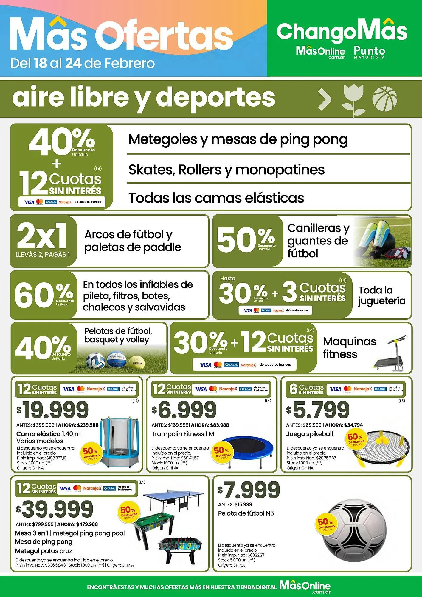 Ofertas de Catálogo Changomas 18 de febrero al 24 de febrero 2026 - Página 10 del catálogo