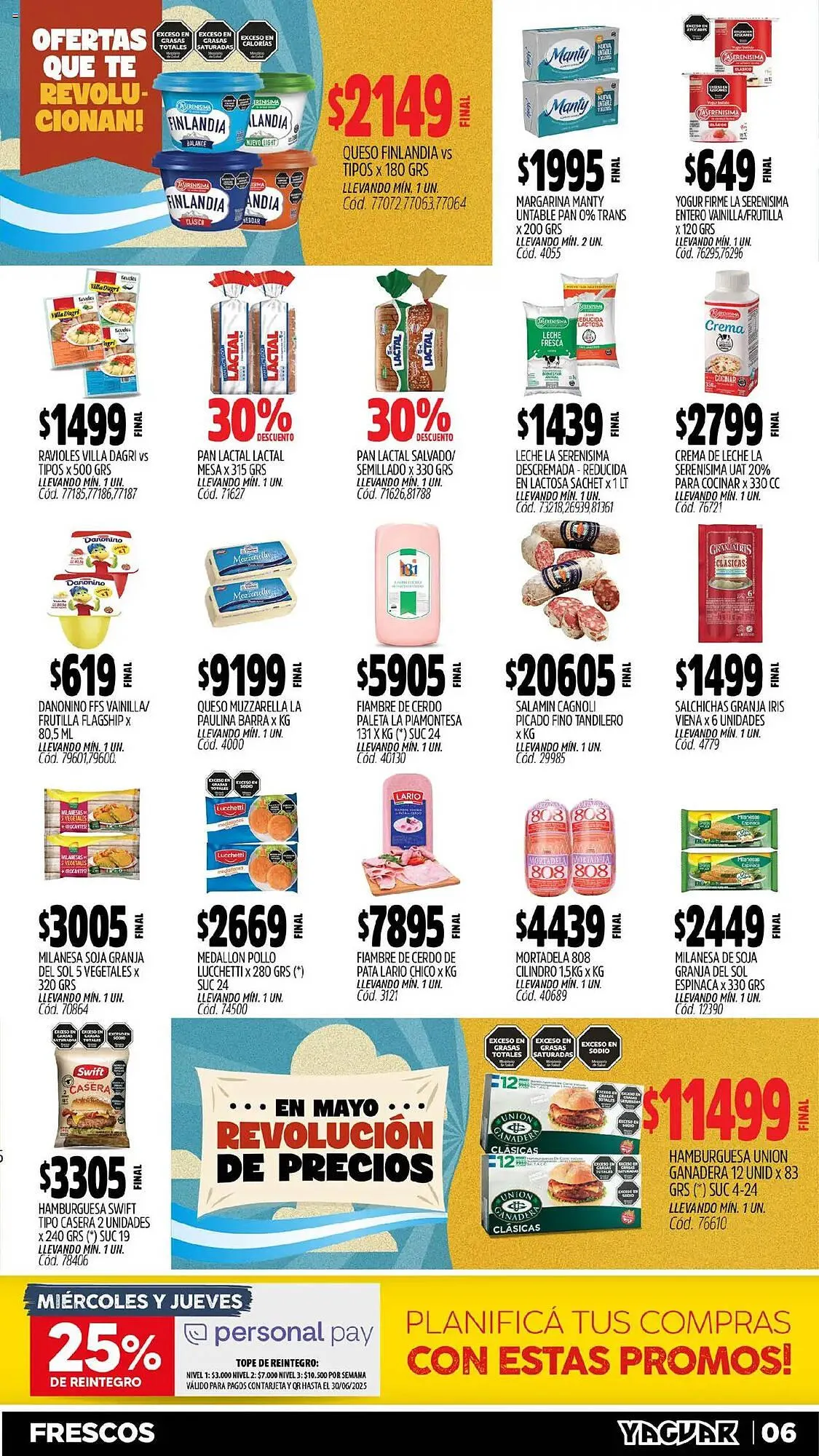 Ofertas de Catálogo Supermercados Yaguar 26 de mayo al 2 de junio 2025 - Página 32 del catálogo