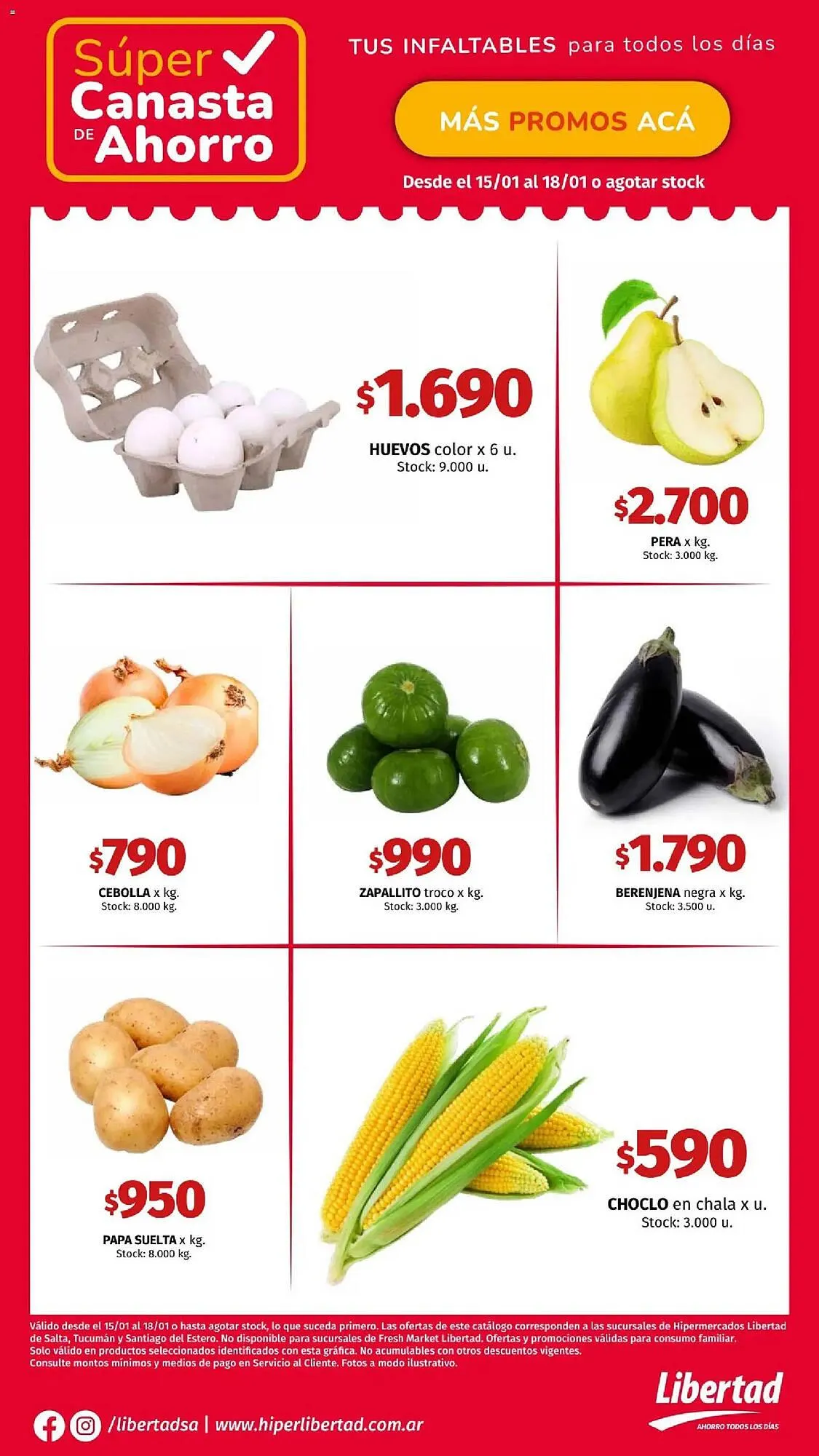 Ofertas de Catálogo Hipermercado Libertad 15 de enero al 22 de enero 2026 - Página 3 del catálogo