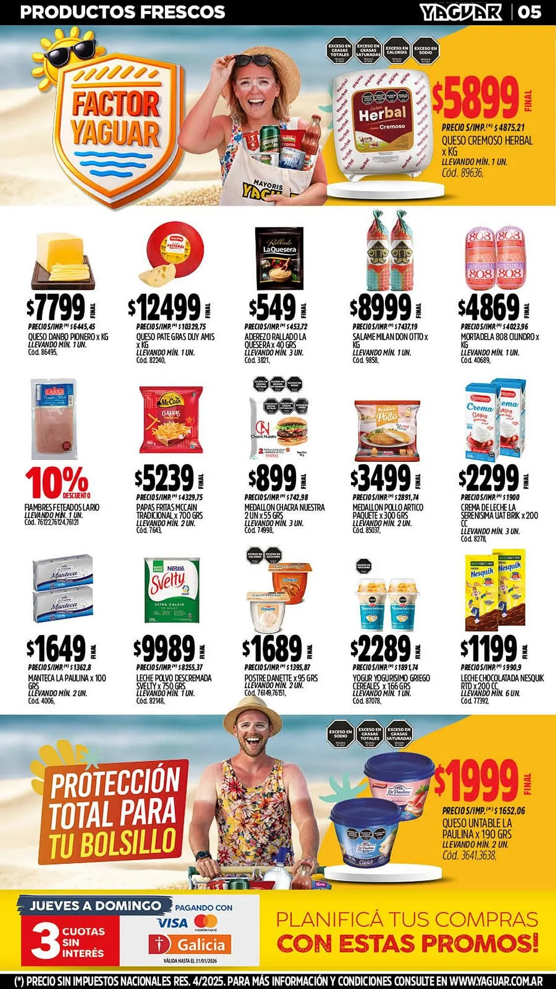 Ofertas de Catálogo Supermercados Yaguar 12 de enero al 18 de enero 2026 - Página 5 del catálogo