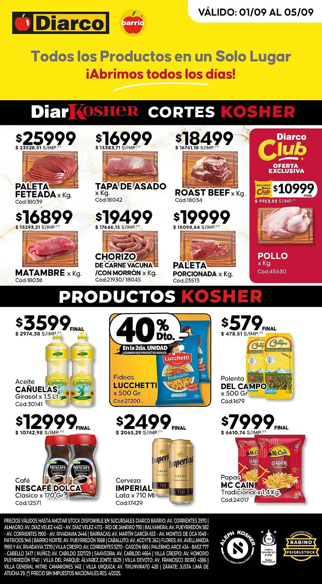 Ofertas de Catálogo Diarco 1 de septiembre al 5 de septiembre 2025 - Página 1 del catálogo