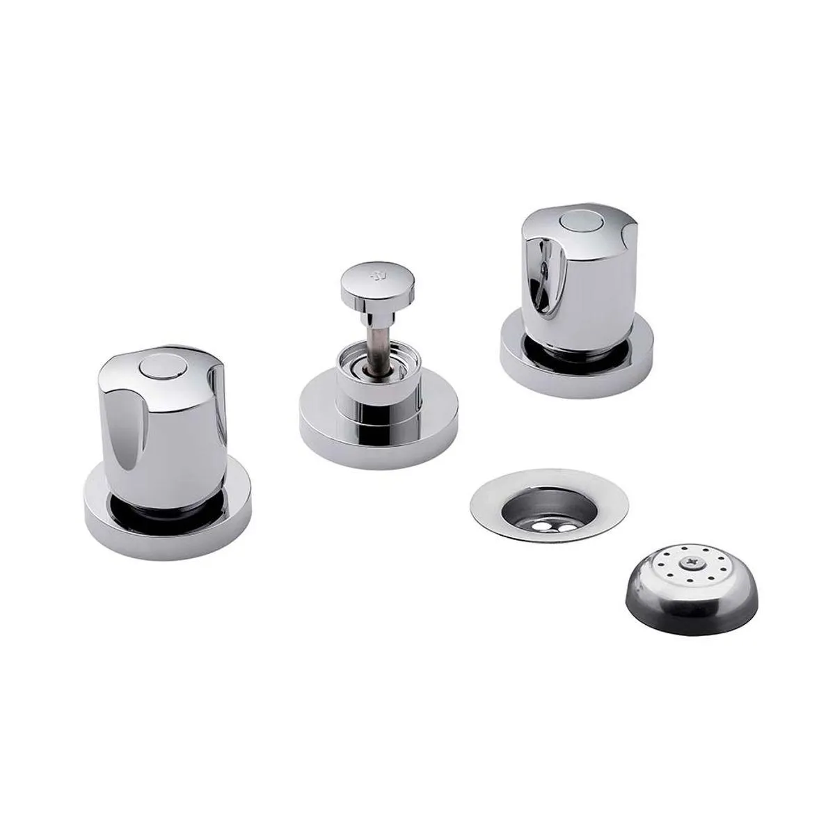 Grifería para Bidet Bimando Cromado La Pampa FV