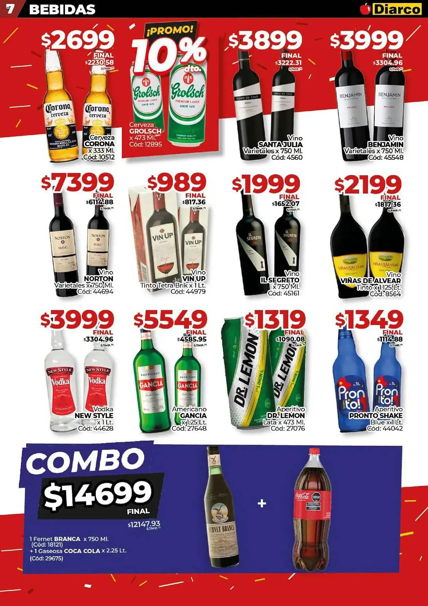 Ofertas de Catálogo Diarco 18 de agosto al 22 de agosto 2025 - Página 7 del catálogo