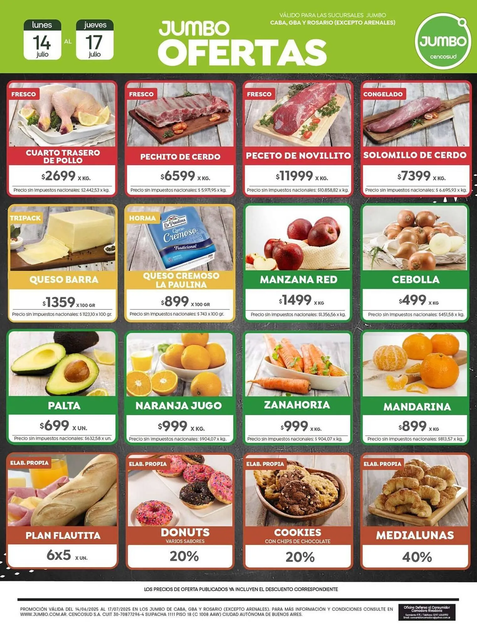 Ofertas de Catálogo Jumbo 14 de julio al 17 de julio 2025 - Página 1 del catálogo