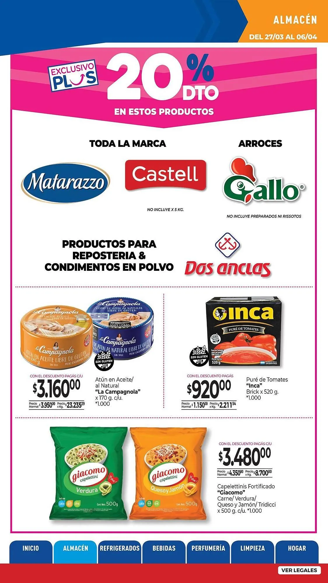 Ofertas de Catálogo La Anonima 27 de marzo al 6 de abril 2025 - Página 7 del catálogo