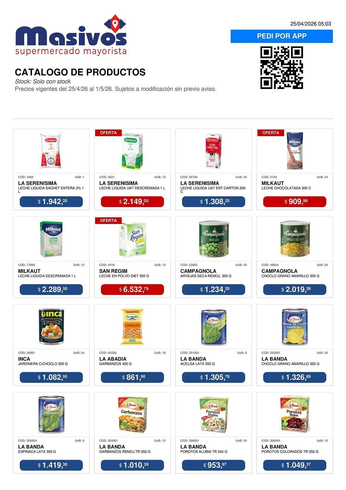 Ofertas de Catálogo Masivos 25 de abril al 1 de mayo 2026 - Página 35 del catálogo